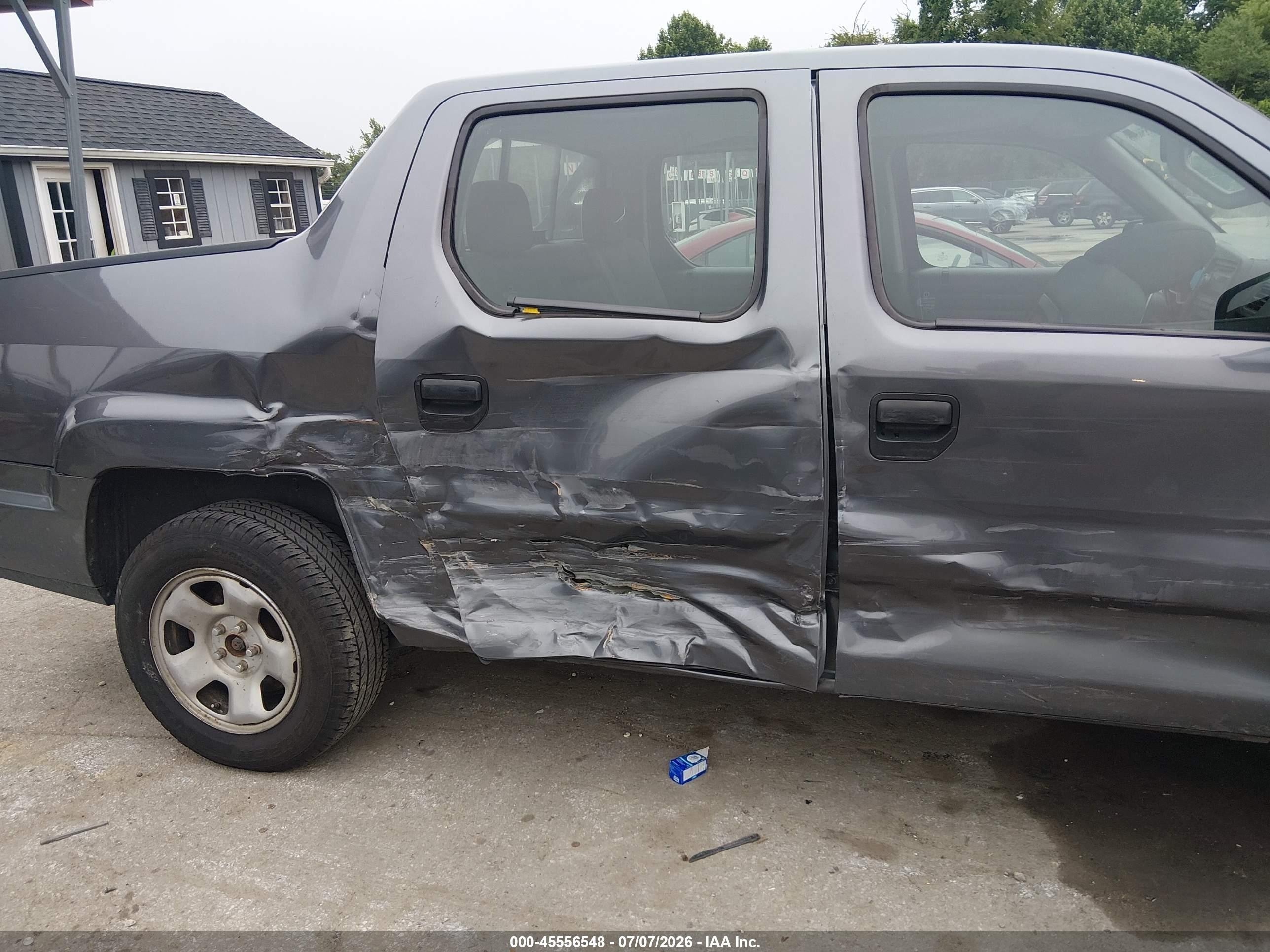 2013 Honda Ridgeline Rt Gray vin: 5FPYK1F26DB013653