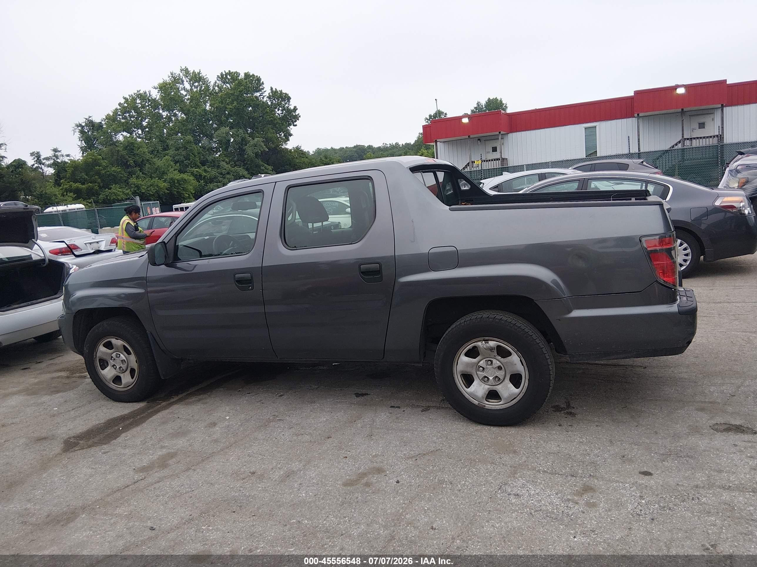 2013 Honda Ridgeline Rt Gray vin: 5FPYK1F26DB013653