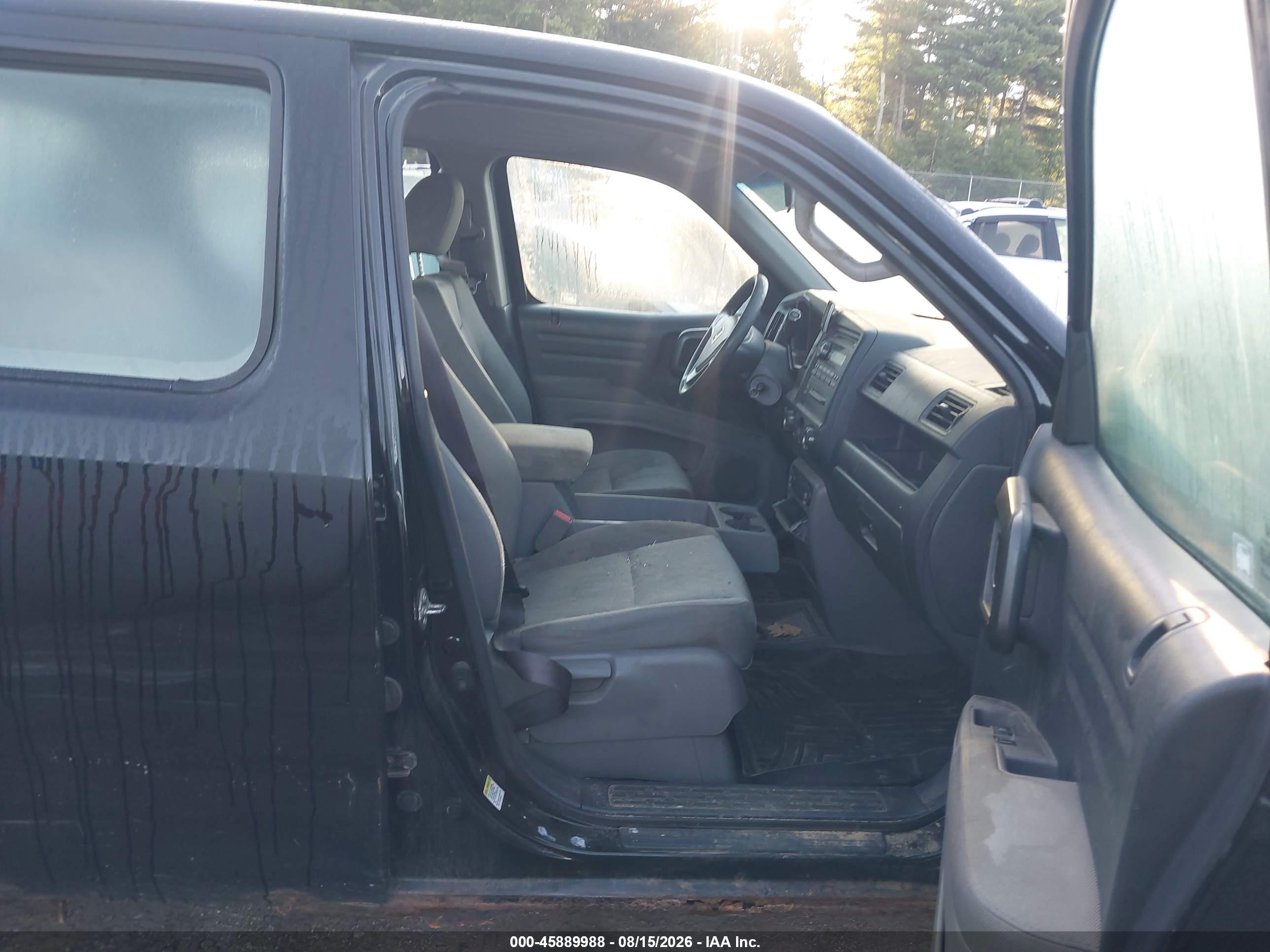 2010 Honda Ridgeline Rt Black vin: 5FPYK1F27AB003435