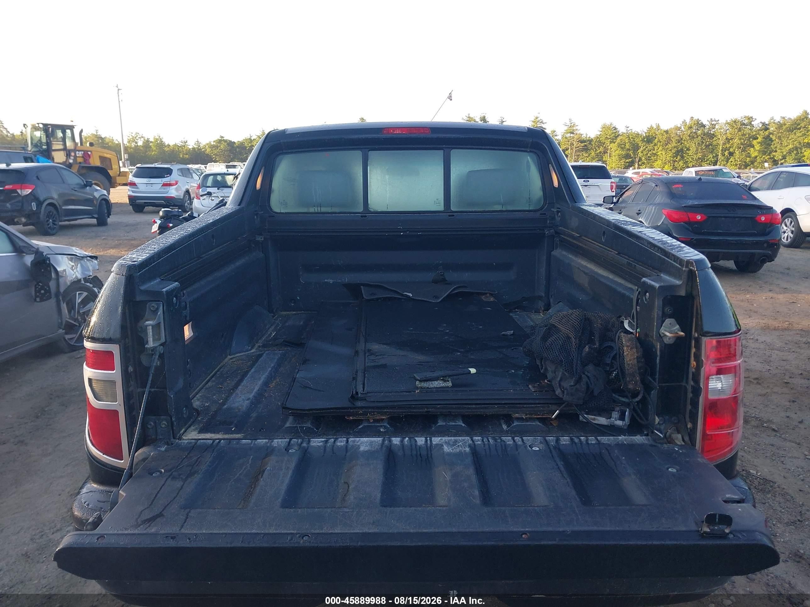 2010 Honda Ridgeline Rt Black vin: 5FPYK1F27AB003435