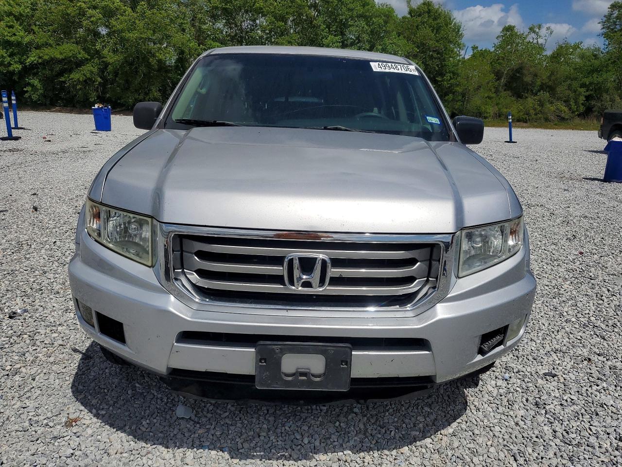 2012 Honda Ridgeline Rt Gray vin: 5FPYK1F27CB004152