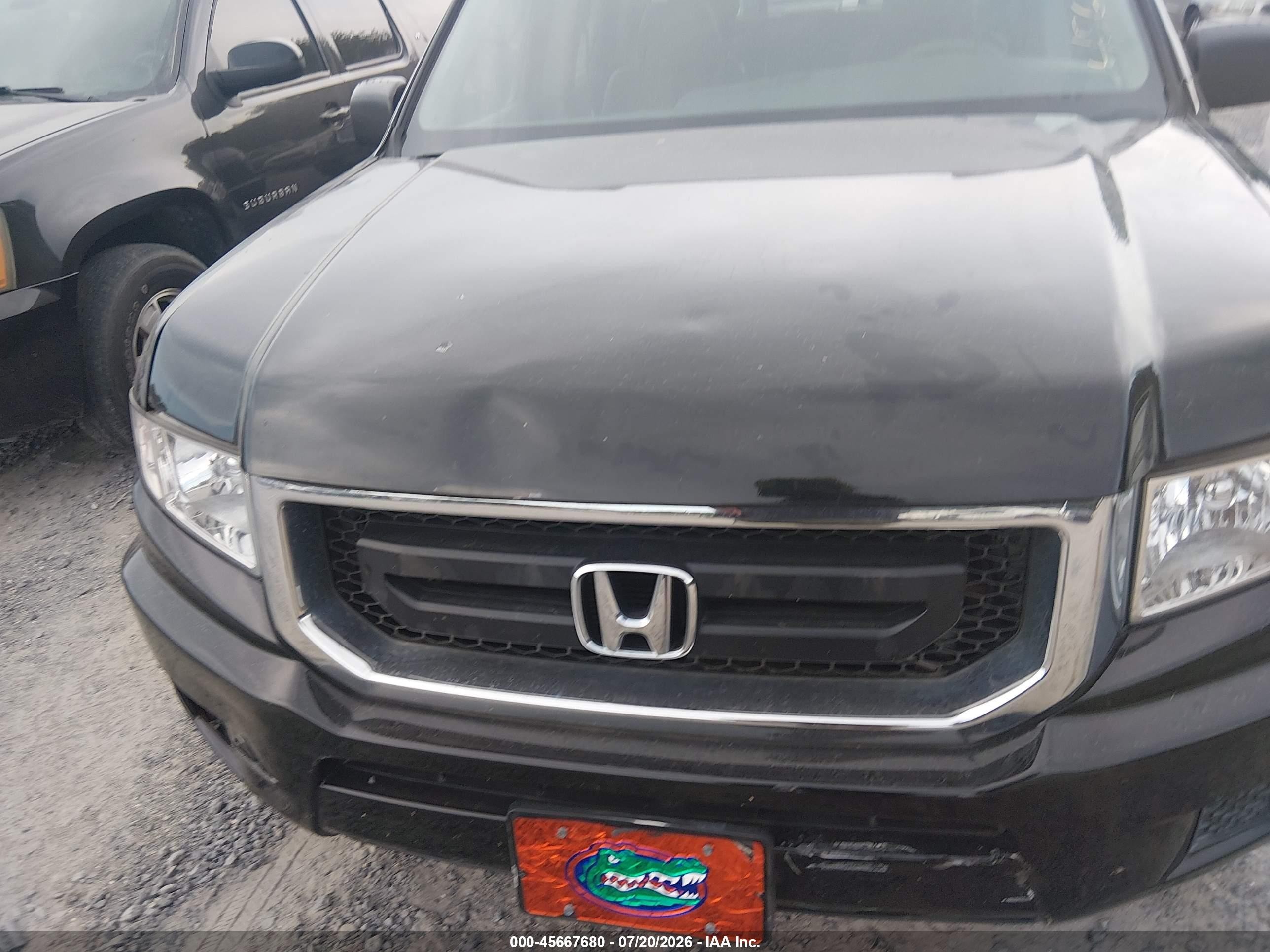 2011 Honda Ridgeline Rt Black vin: 5FPYK1F29BB008251