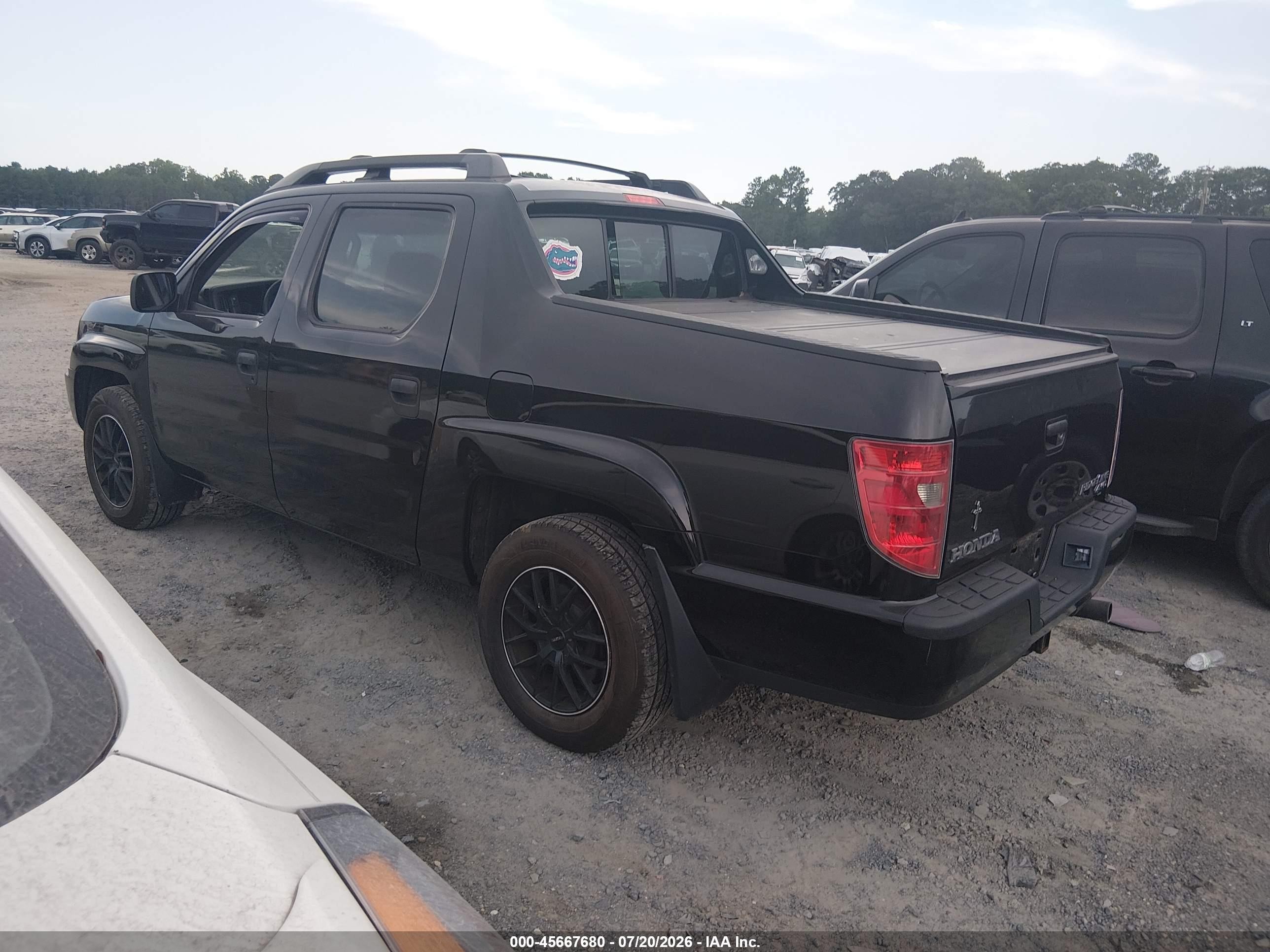 2011 Honda Ridgeline Rt Black vin: 5FPYK1F29BB008251