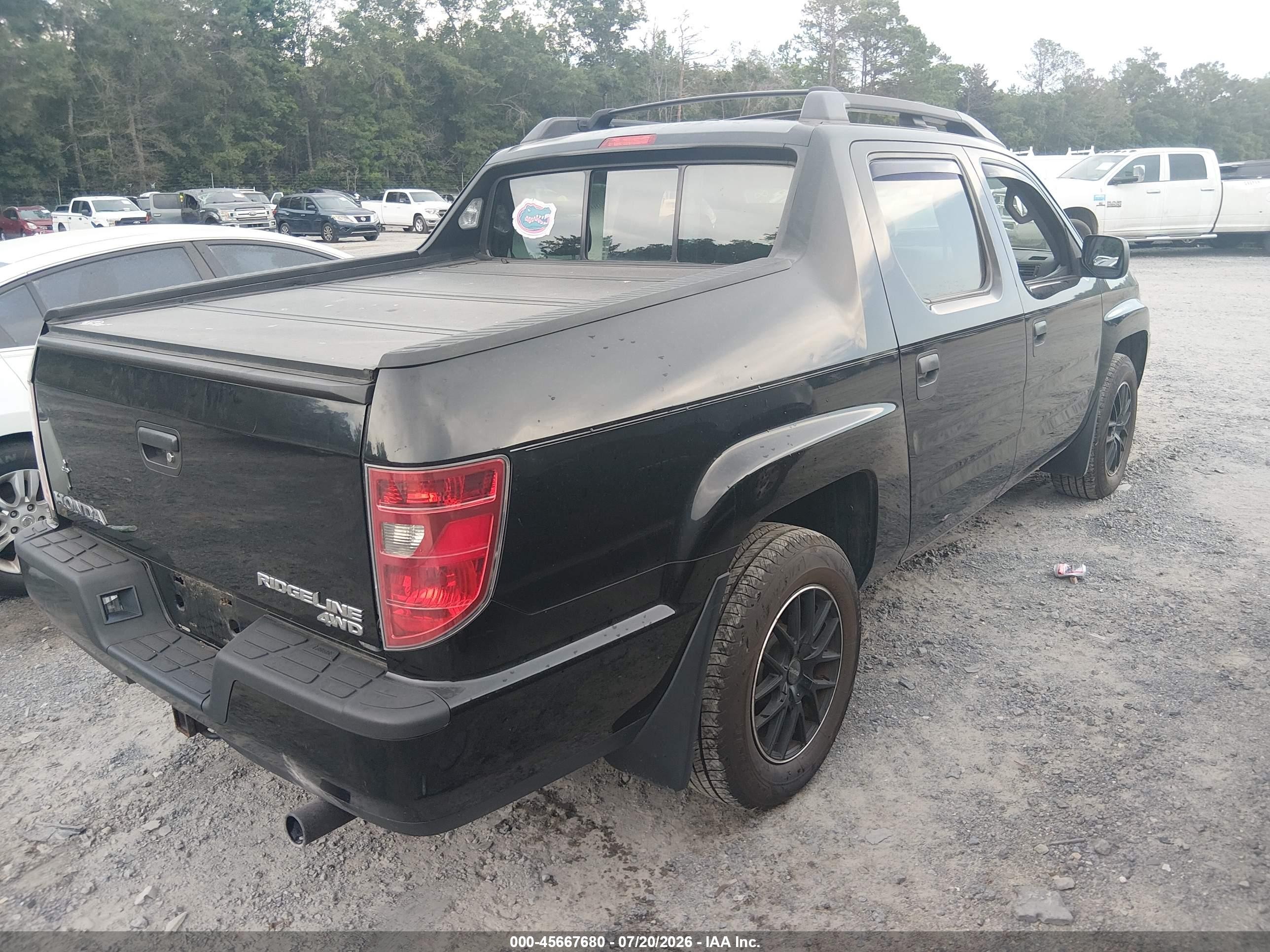 2011 Honda Ridgeline Rt Black vin: 5FPYK1F29BB008251