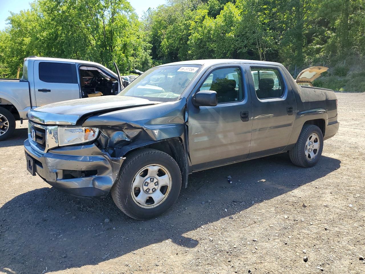 2010 Honda Ridgeline Rt Серый vin: 5FPYK1F2XAB013683