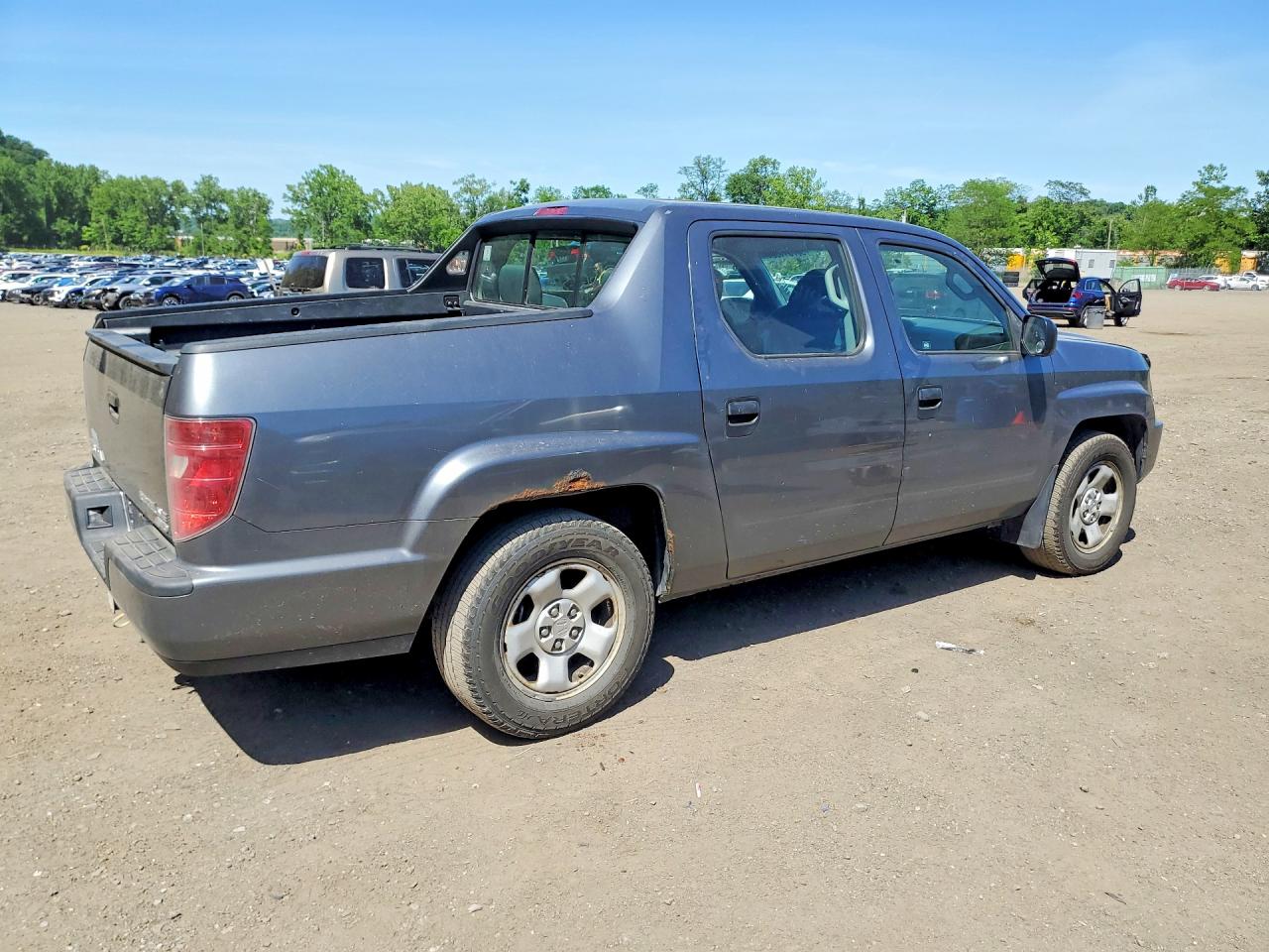 2010 Honda Ridgeline Rt Серый vin: 5FPYK1F2XAB013683