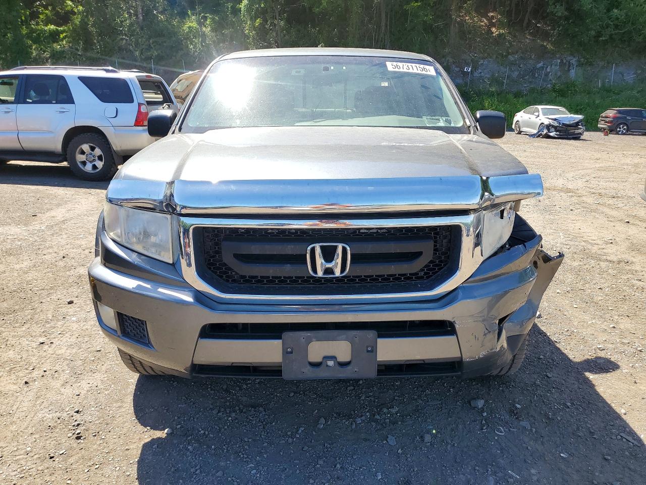 2010 Honda Ridgeline Rt Серый vin: 5FPYK1F2XAB013683