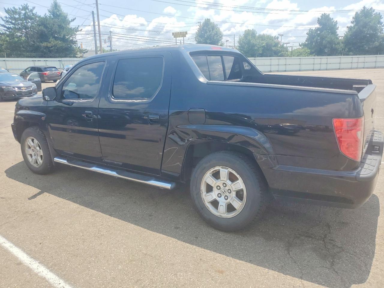 2011 Honda Ridgeline Rts Black vin: 5FPYK1F40BB002694