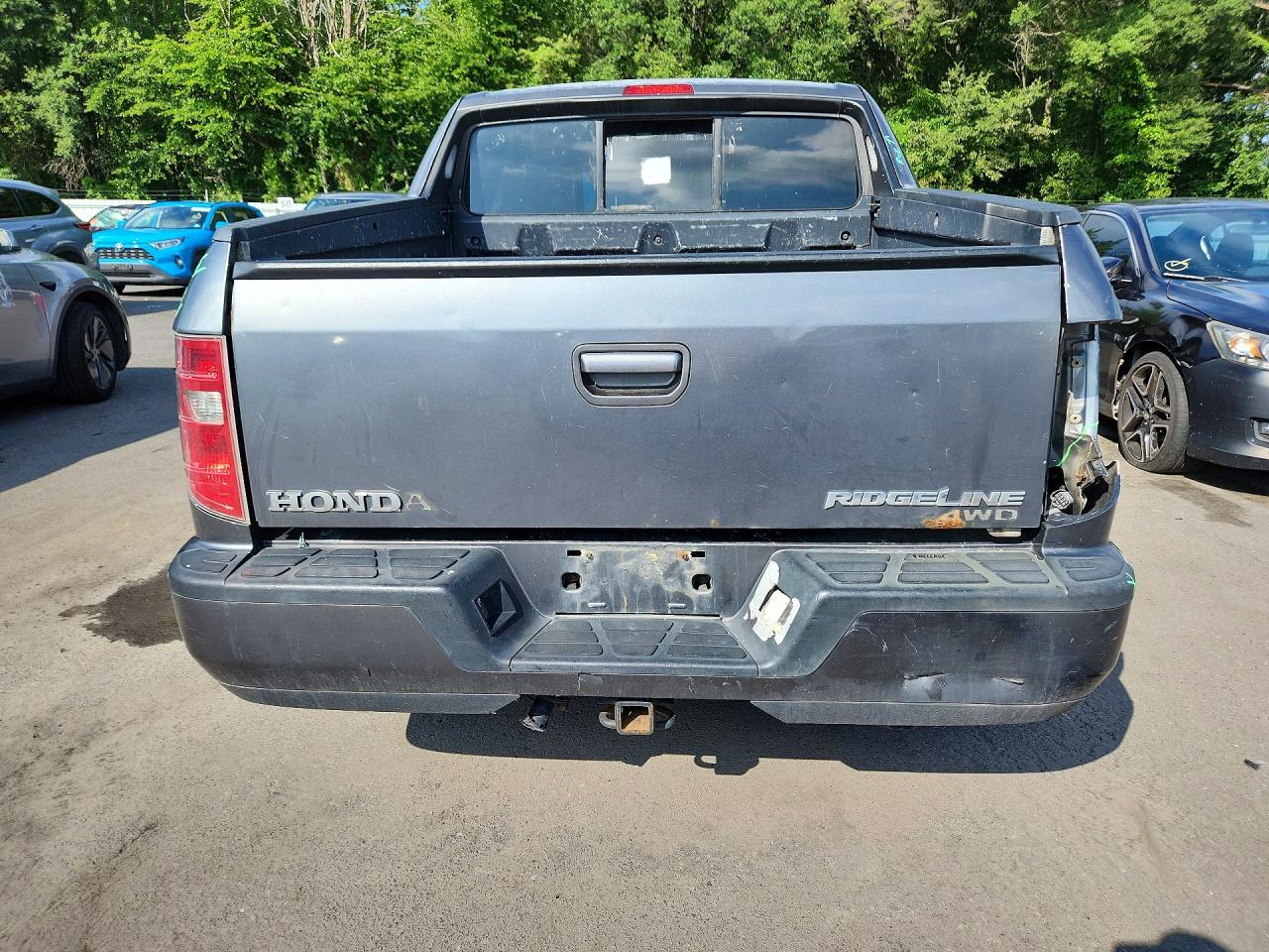 2010 Honda Ridgeline Rts Серый vin: 5FPYK1F42AB001061