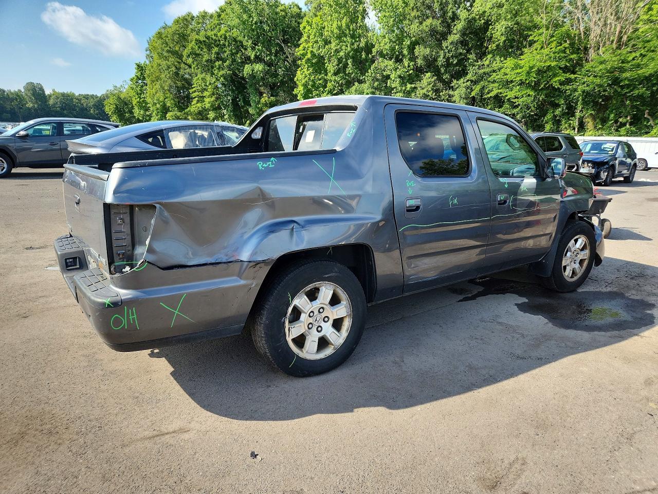 2010 Honda Ridgeline Rts Серый vin: 5FPYK1F42AB001061