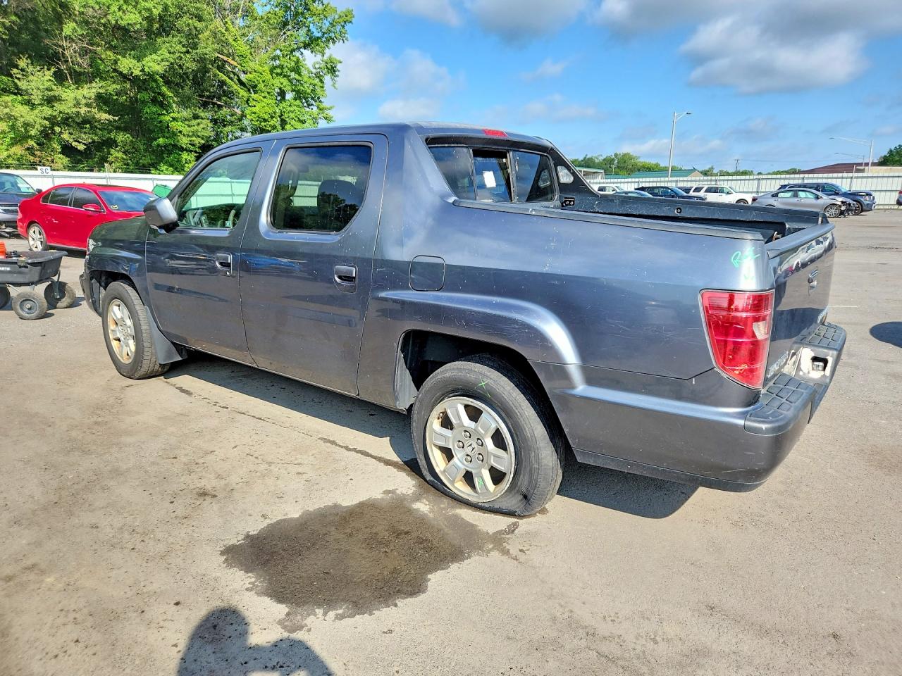 2010 Honda Ridgeline Rts Серый vin: 5FPYK1F42AB001061