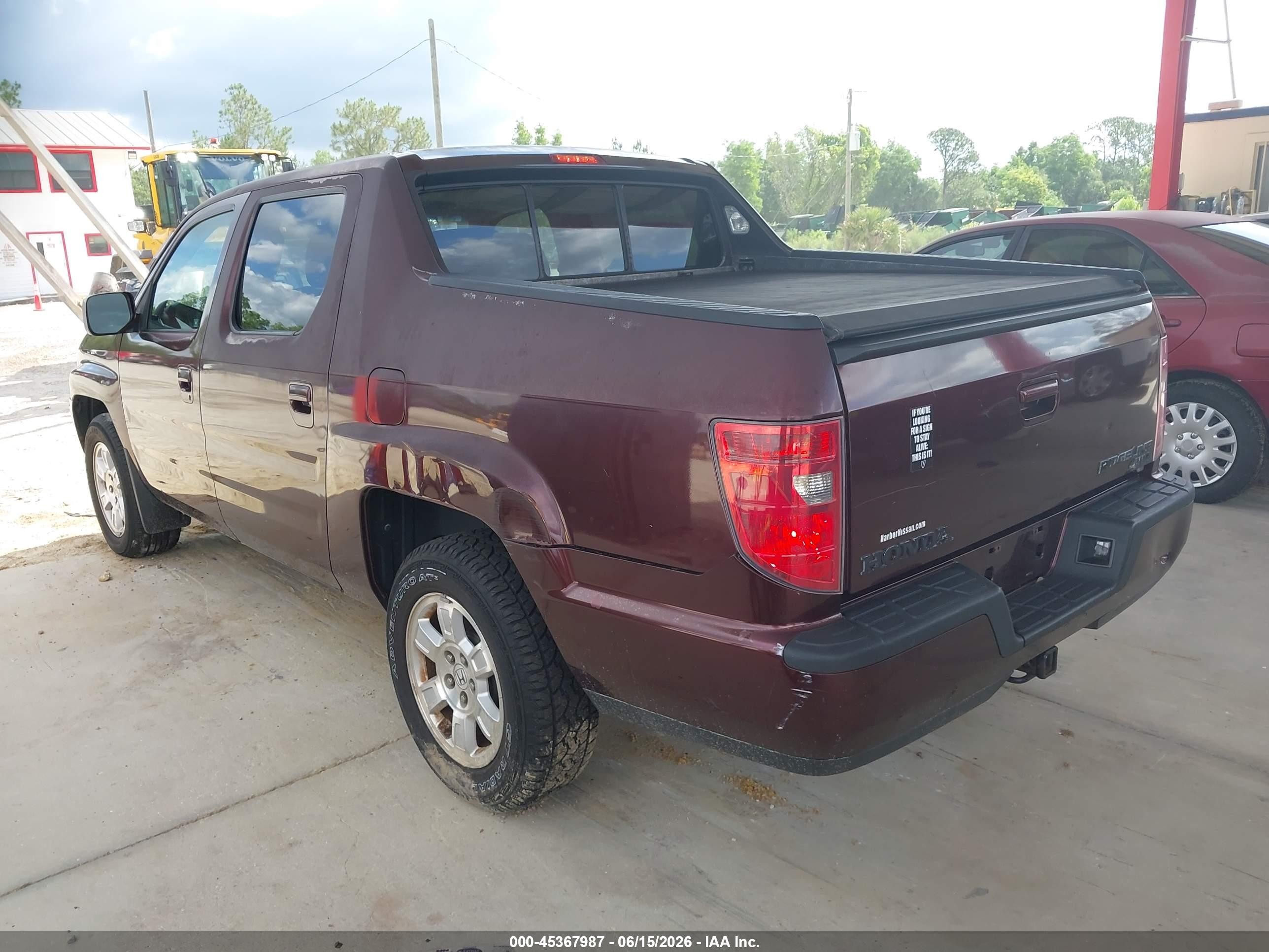 2010 Honda Ridgeline Rts Бордовый vin: 5FPYK1F42AB009483