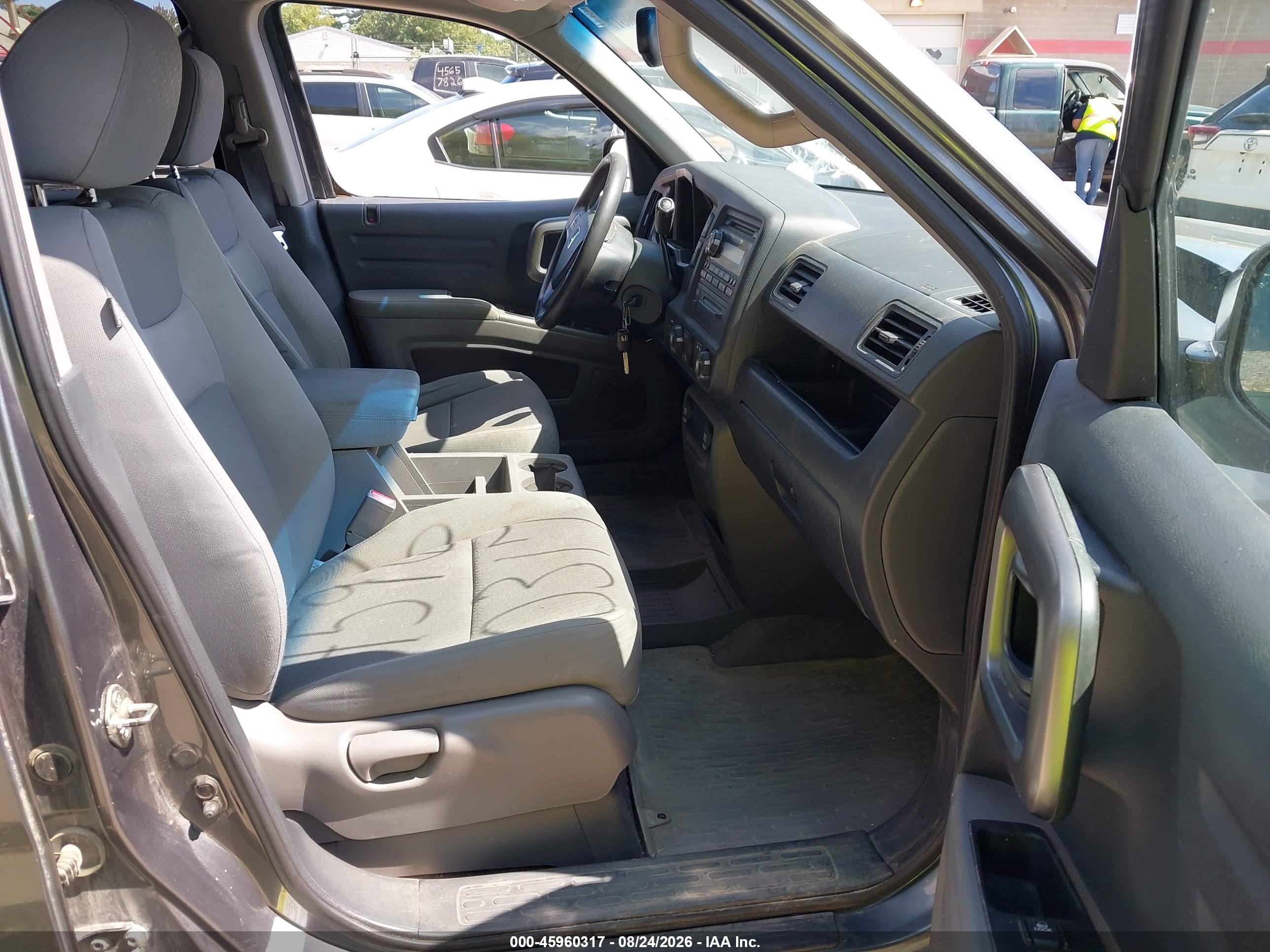 2012 Honda Ridgeline Rts Gray vin: 5FPYK1F42CB451683