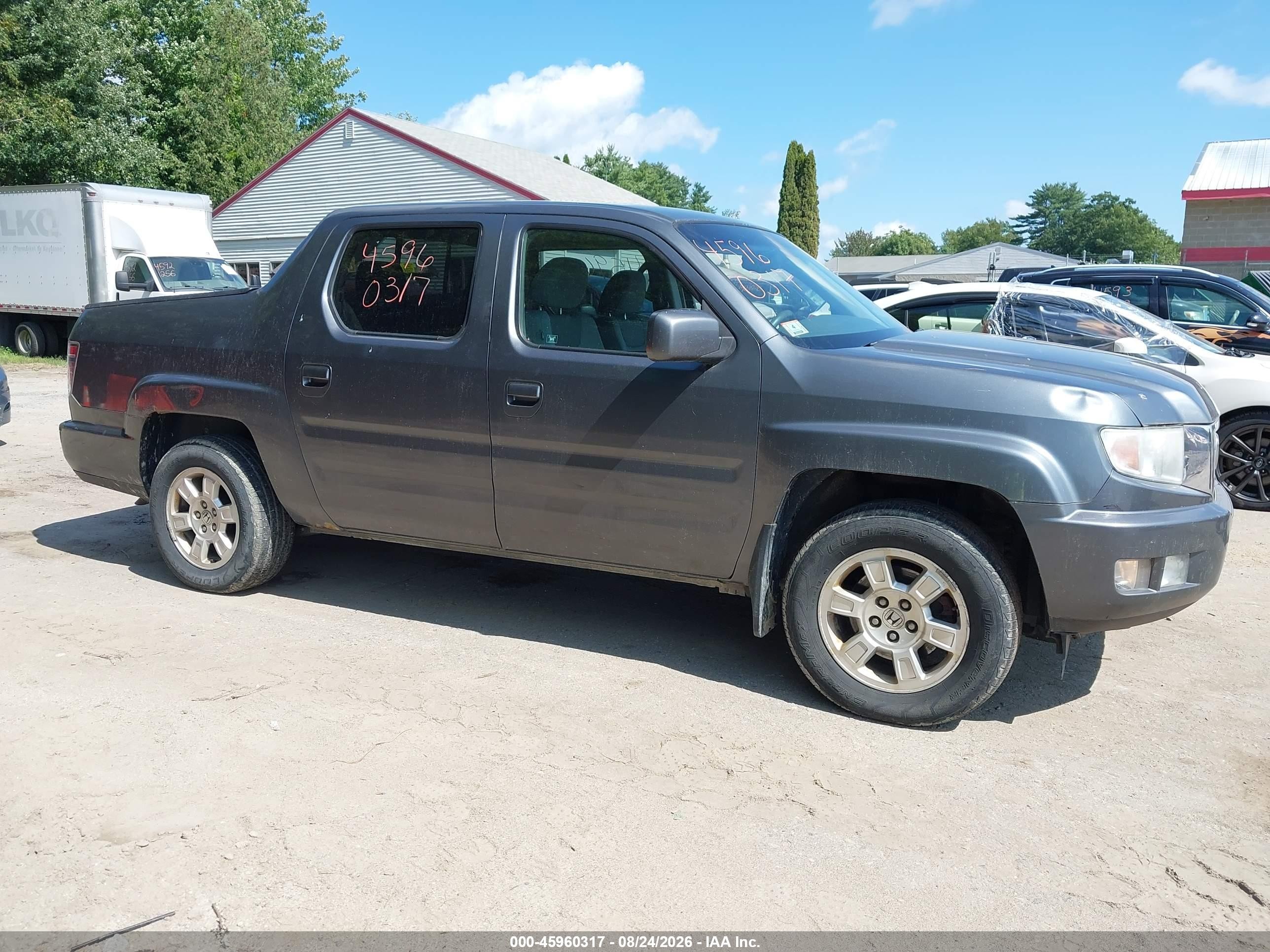 2012 Honda Ridgeline Rts Gray vin: 5FPYK1F42CB451683