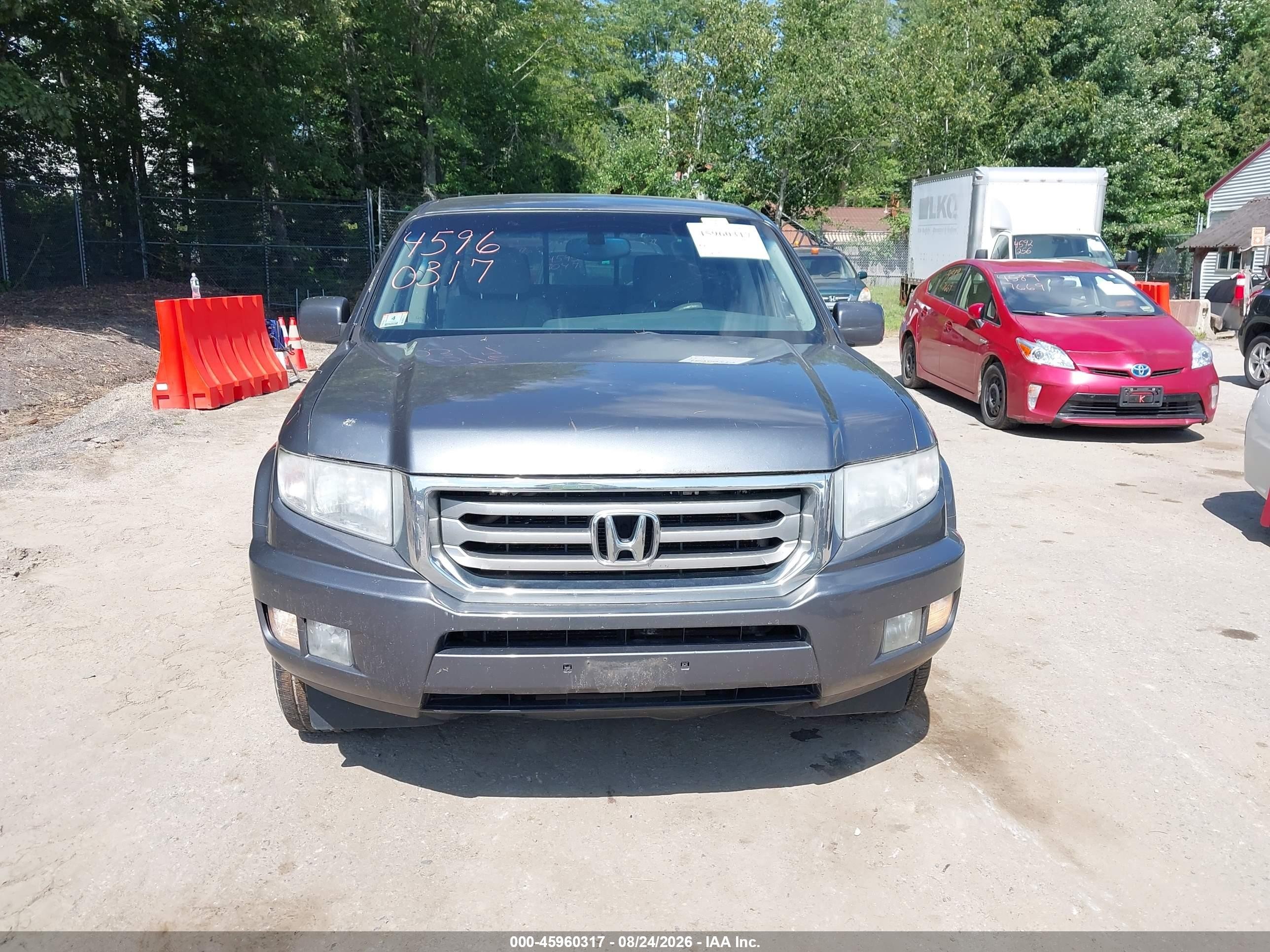 2012 Honda Ridgeline Rts Gray vin: 5FPYK1F42CB451683