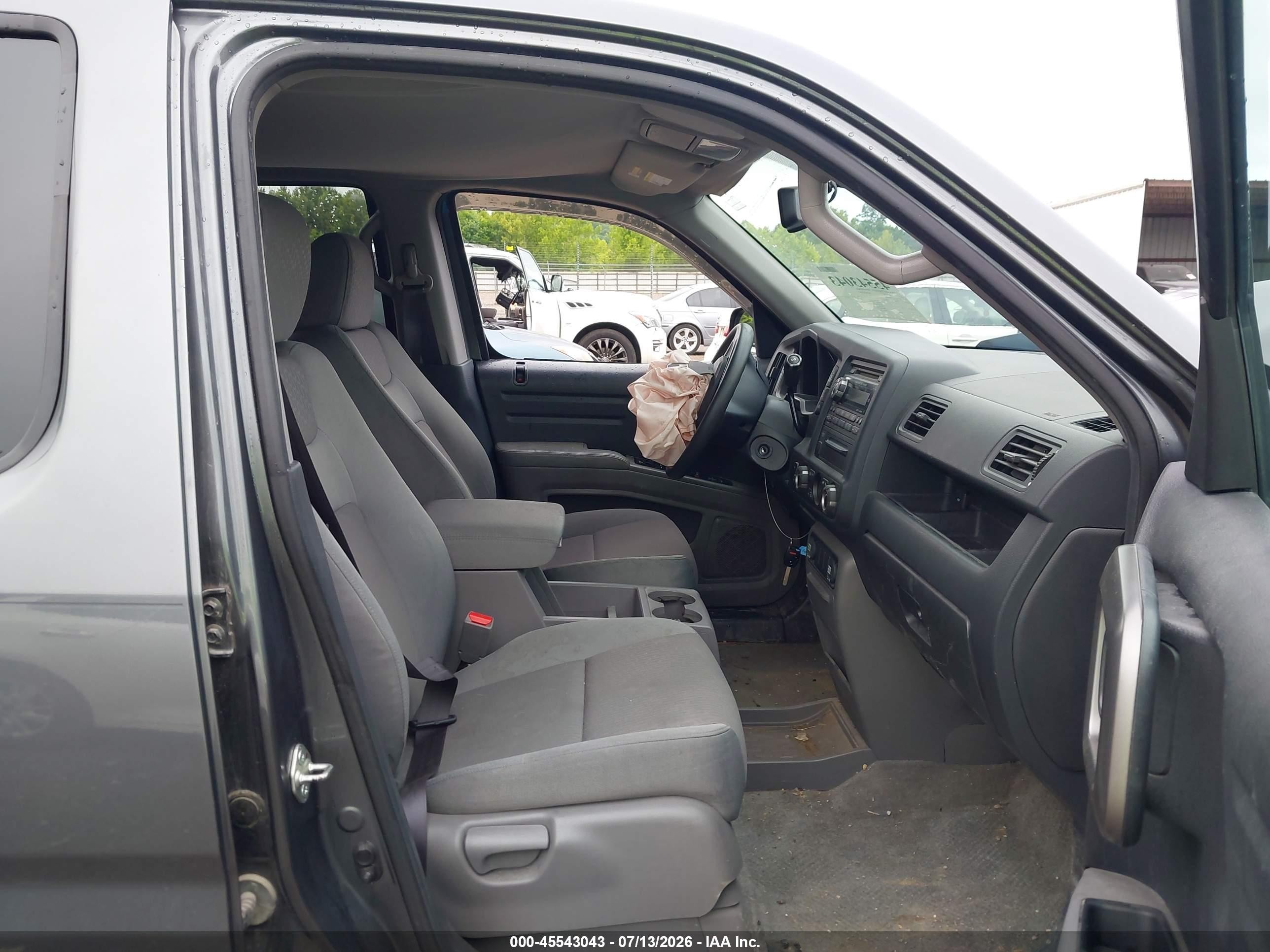 2013 Honda Ridgeline Rts Gray vin: 5FPYK1F42DB002408