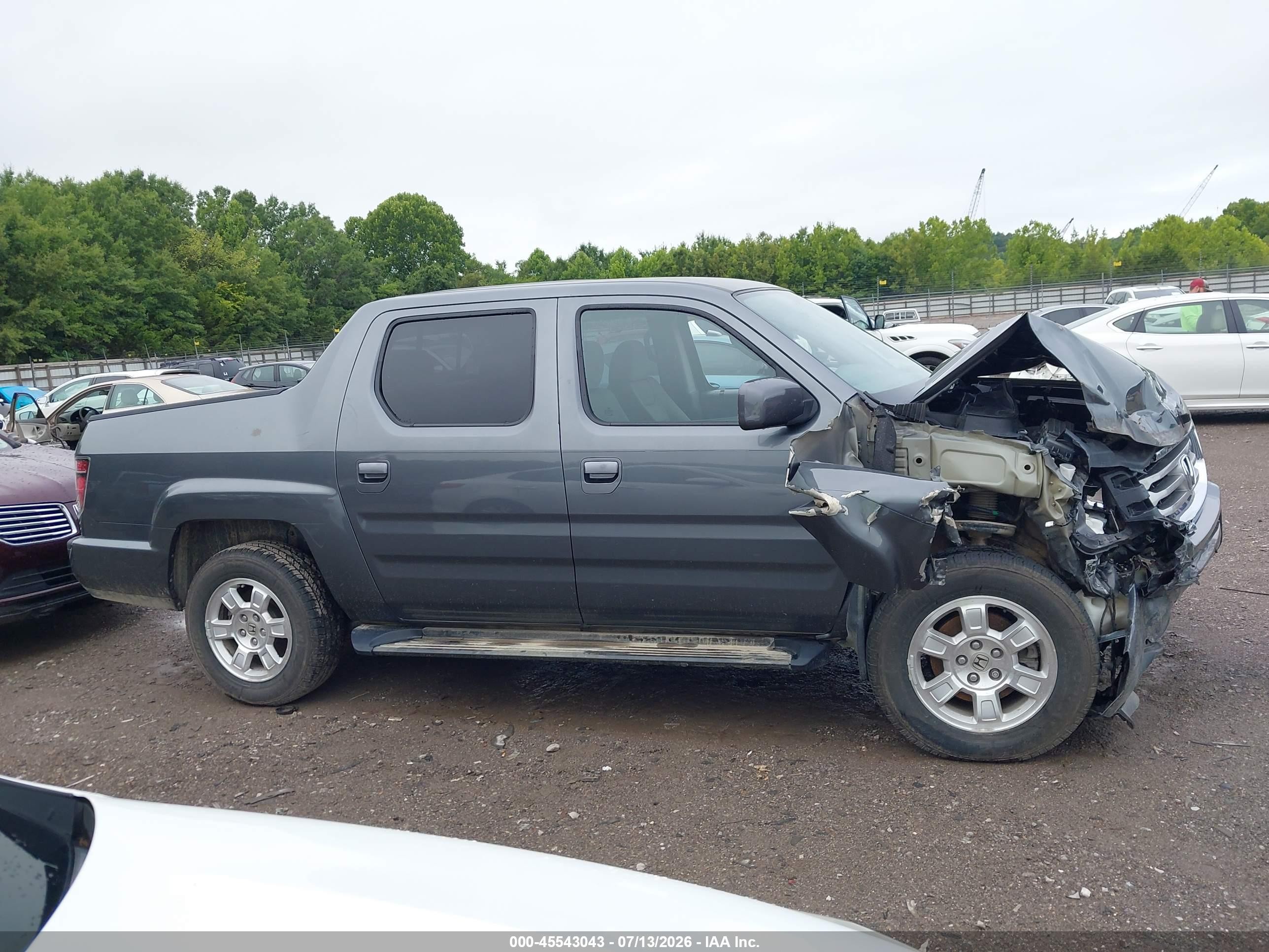 2013 Honda Ridgeline Rts Gray vin: 5FPYK1F42DB002408