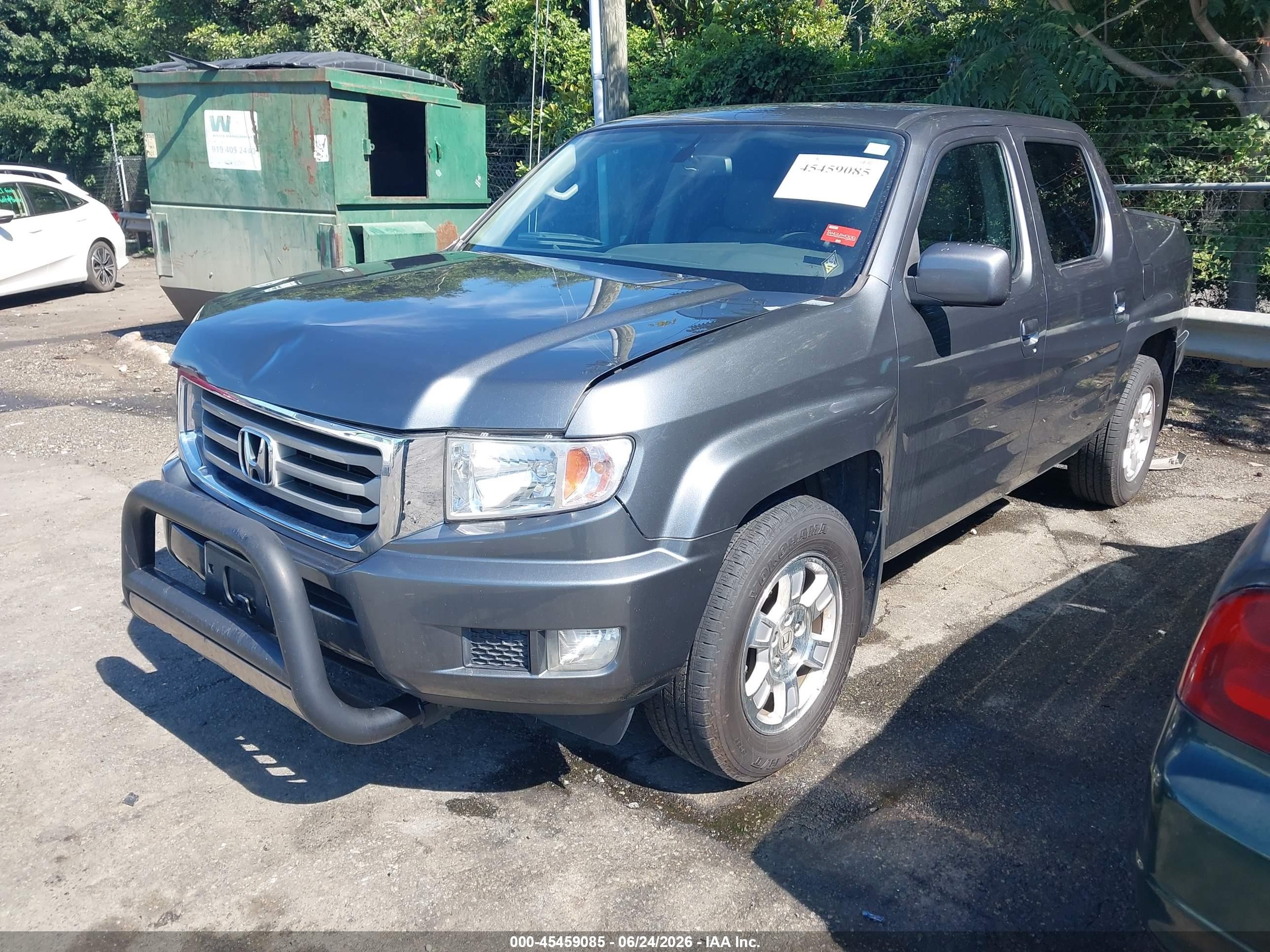 2013 Honda Ridgeline Rts Gray vin: 5FPYK1F42DB002411