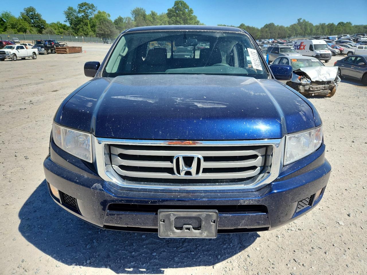 2014 Honda Ridgeline Rts Blue vin: 5FPYK1F43EB004749
