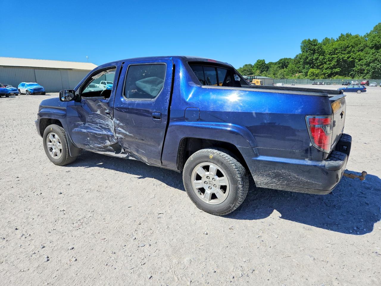 2014 Honda Ridgeline Rts Blue vin: 5FPYK1F43EB004749
