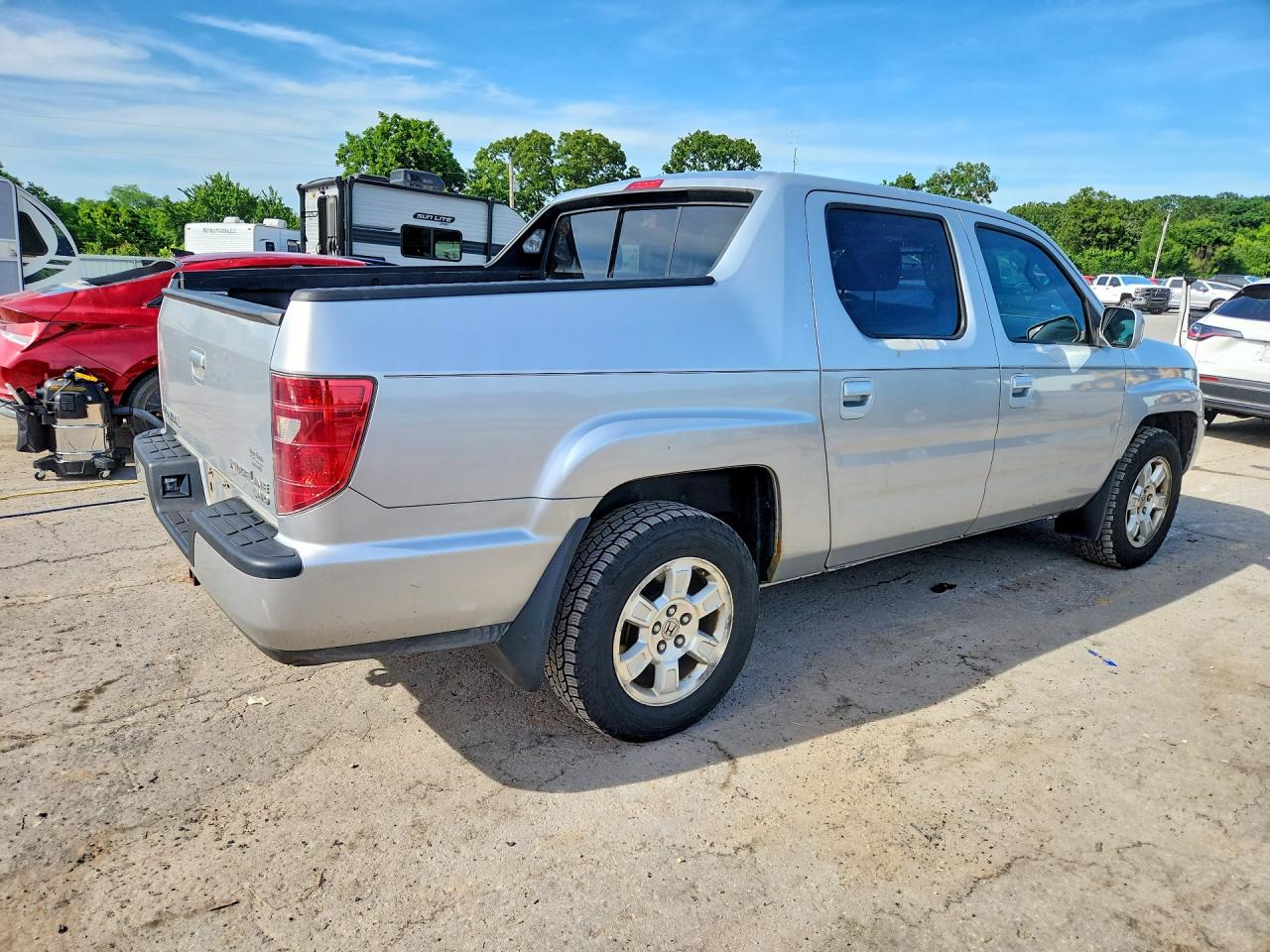 2010 Honda Ridgeline Rts Серебряный vin: 5FPYK1F44AB012031