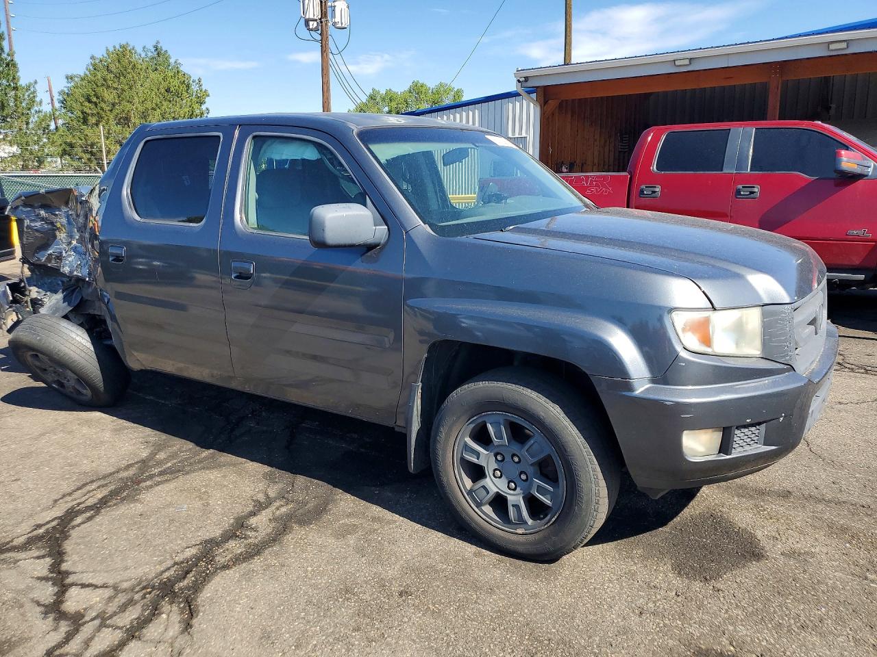 2010 Honda Ridgeline Rts Gray vin: 5FPYK1F44AB012465