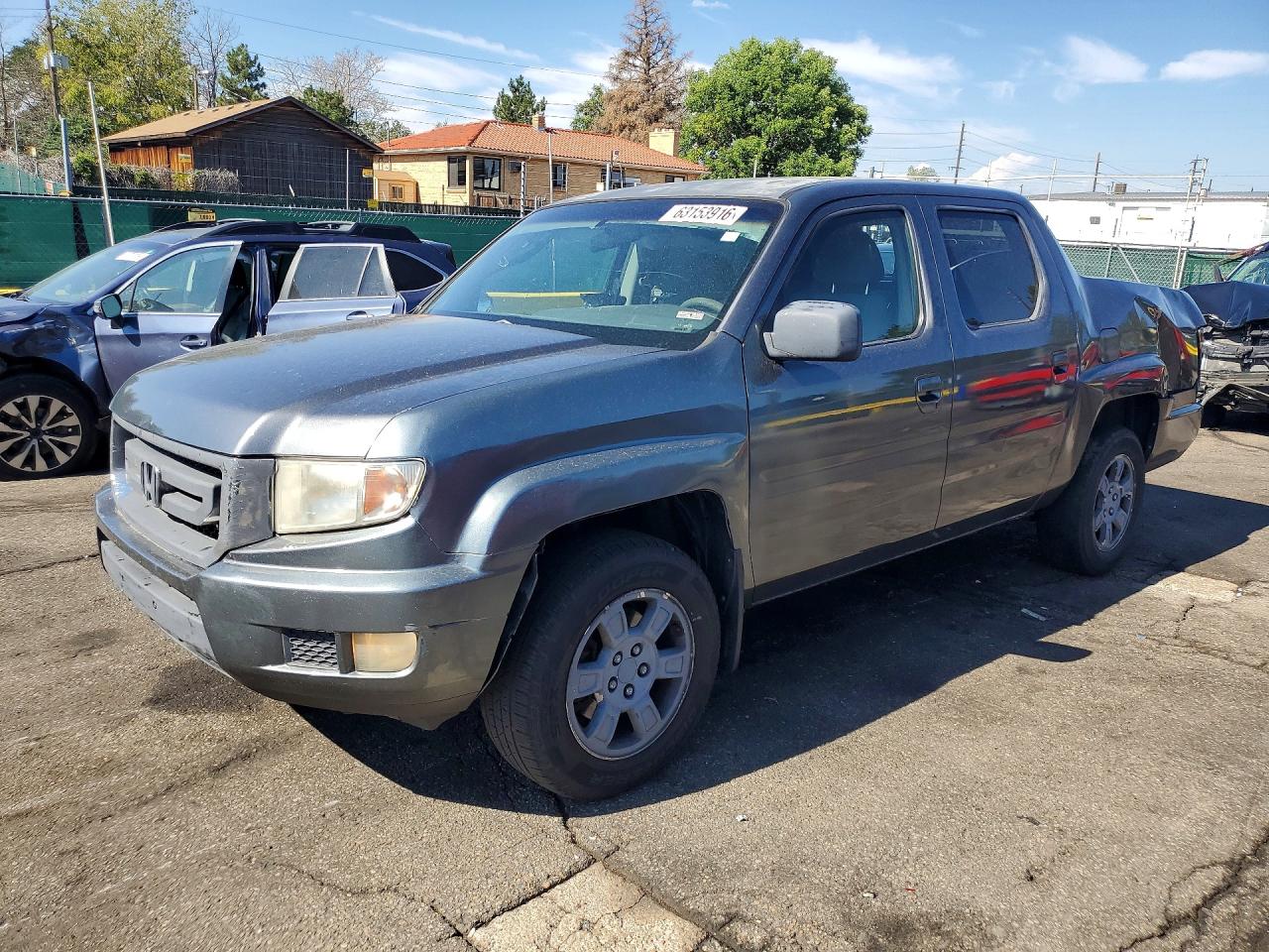 2010 Honda Ridgeline Rts Серый vin: 5FPYK1F44AB012465