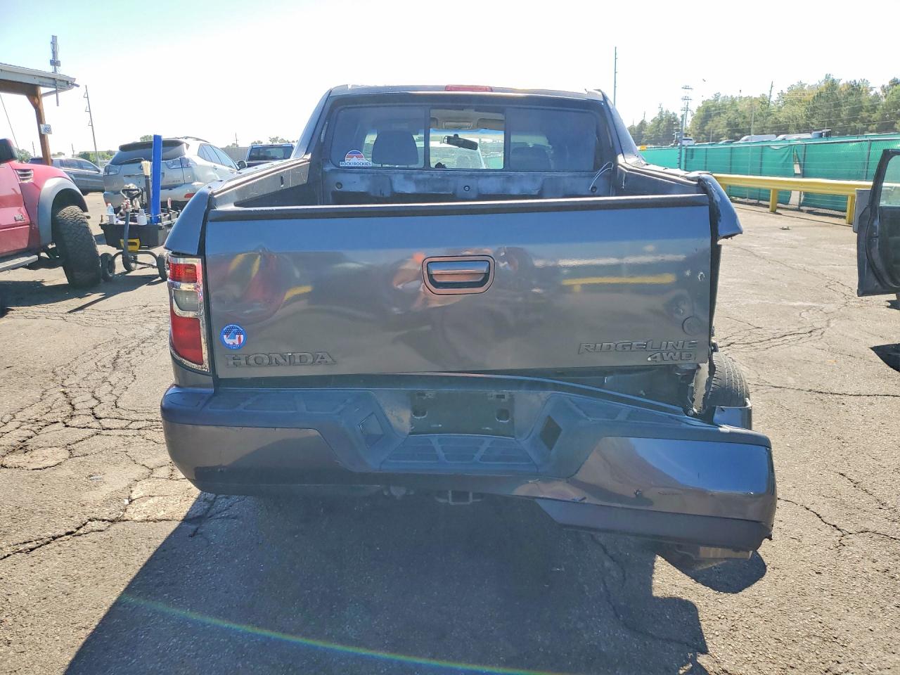 2010 Honda Ridgeline Rts Gray vin: 5FPYK1F44AB012465