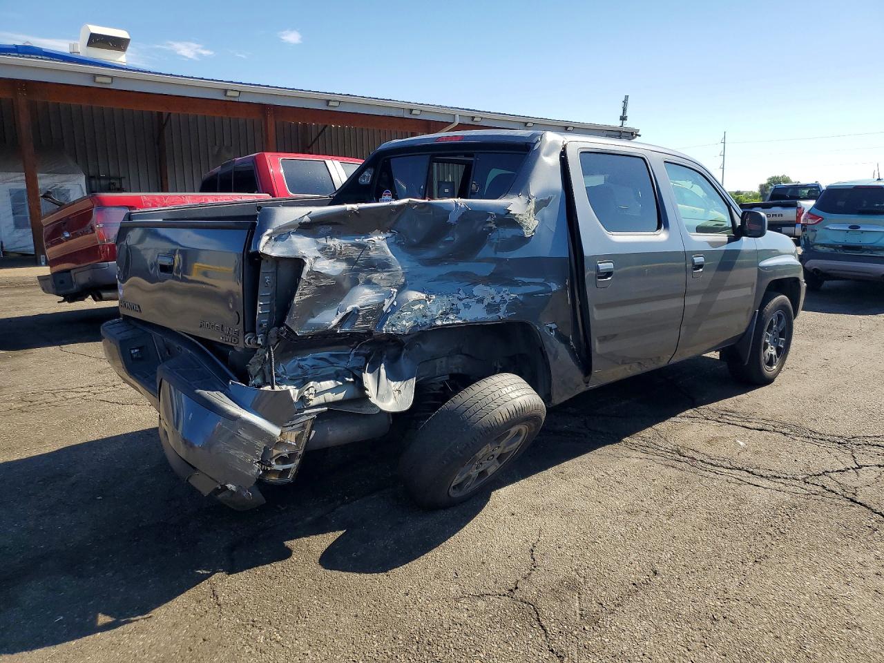 2010 Honda Ridgeline Rts Gray vin: 5FPYK1F44AB012465