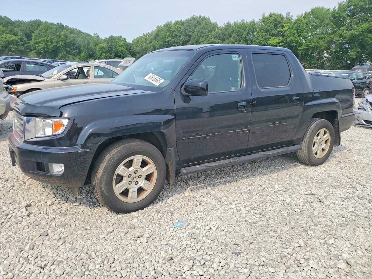 2012 Honda Ridgeline Rts Черный vin: 5FPYK1F44CB457887