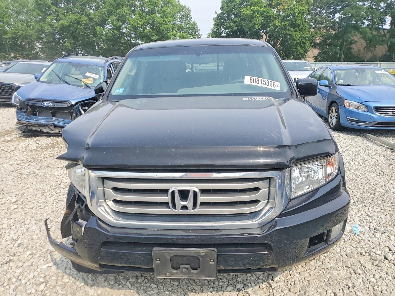2012 Honda Ridgeline Rts Черный vin: 5FPYK1F44CB457887