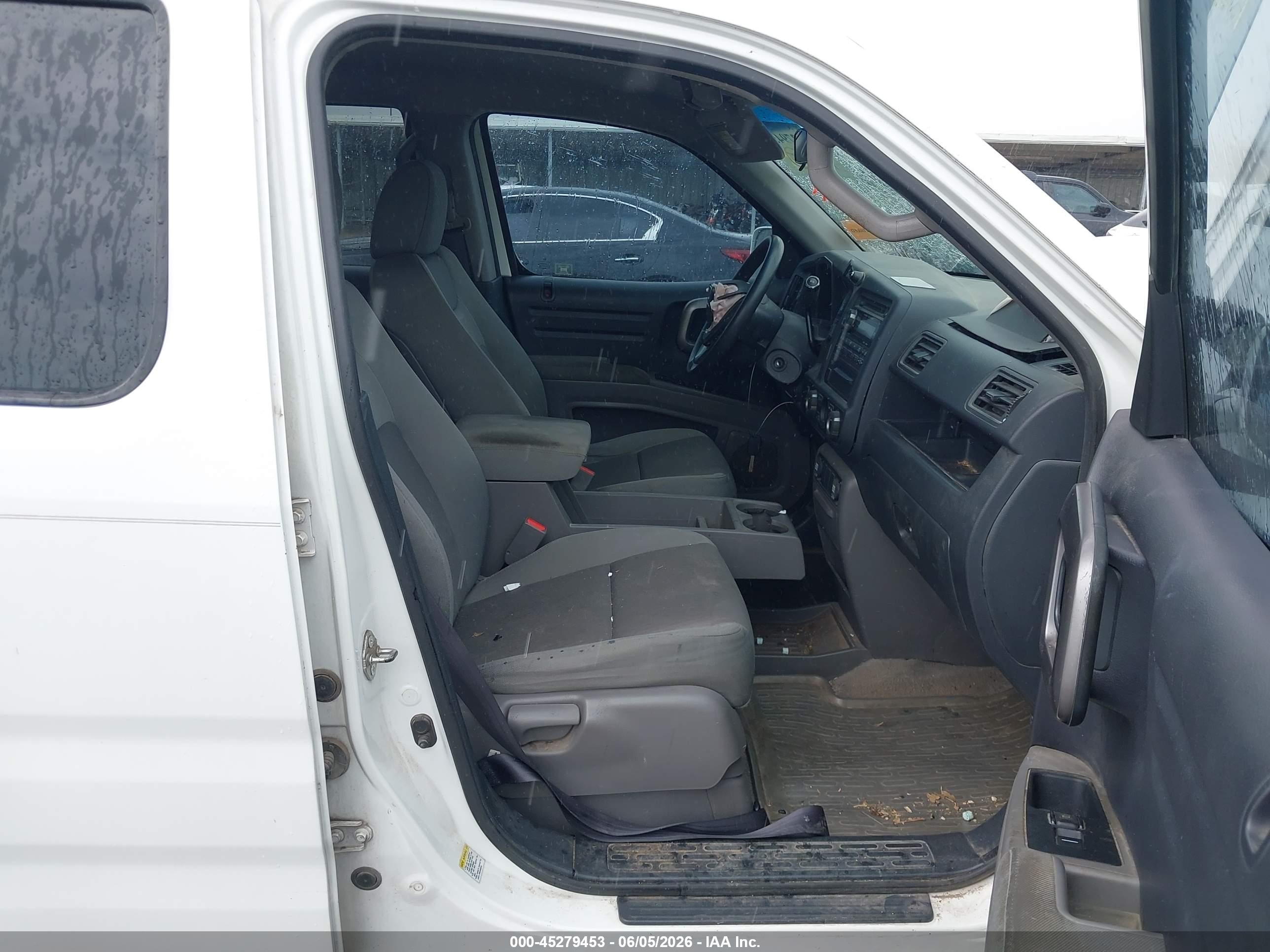 2011 Honda Ridgeline Rts White vin: 5FPYK1F45BB454169