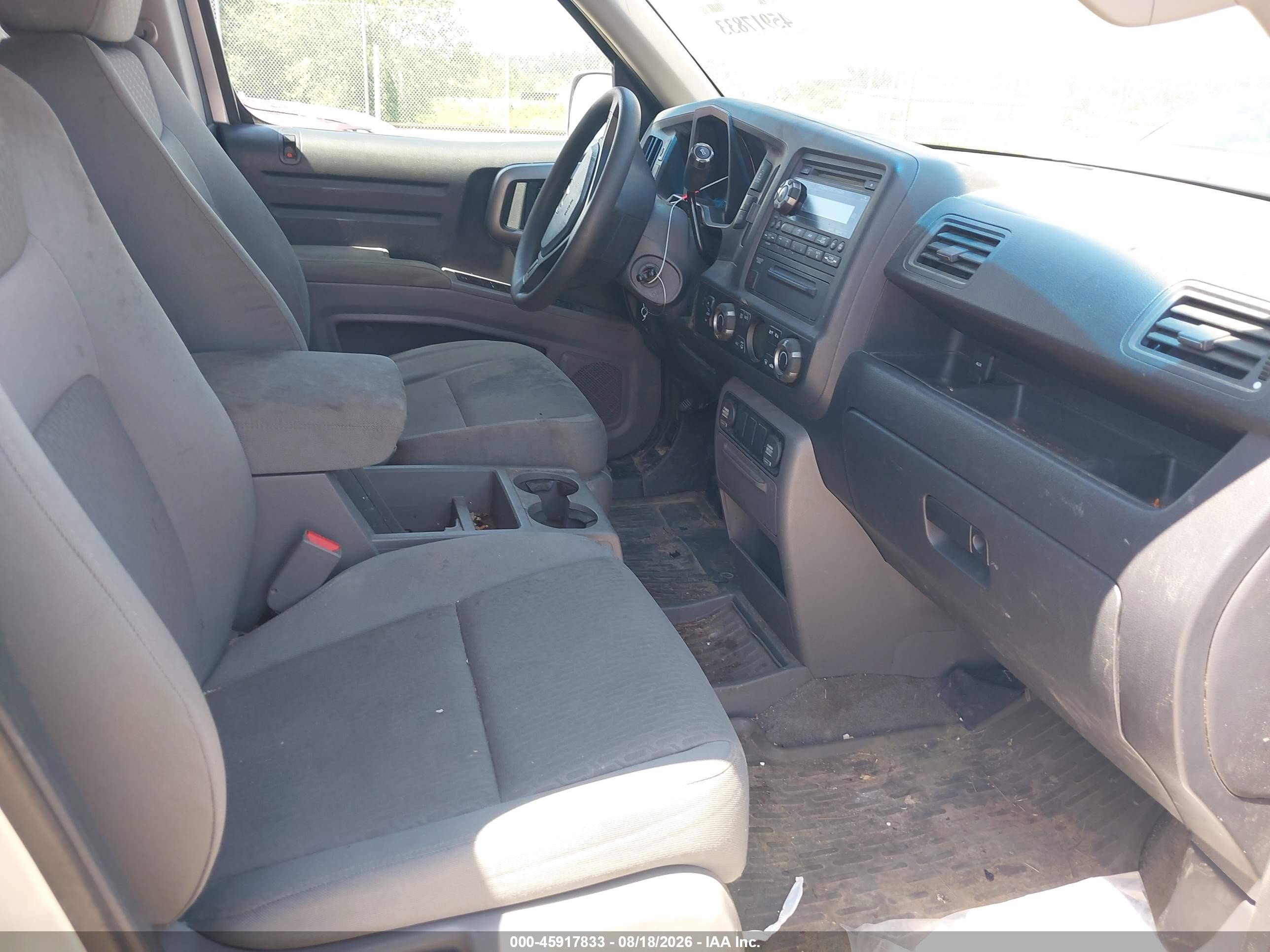 2011 Honda Ridgeline Rts Silver vin: 5FPYK1F47BB005978