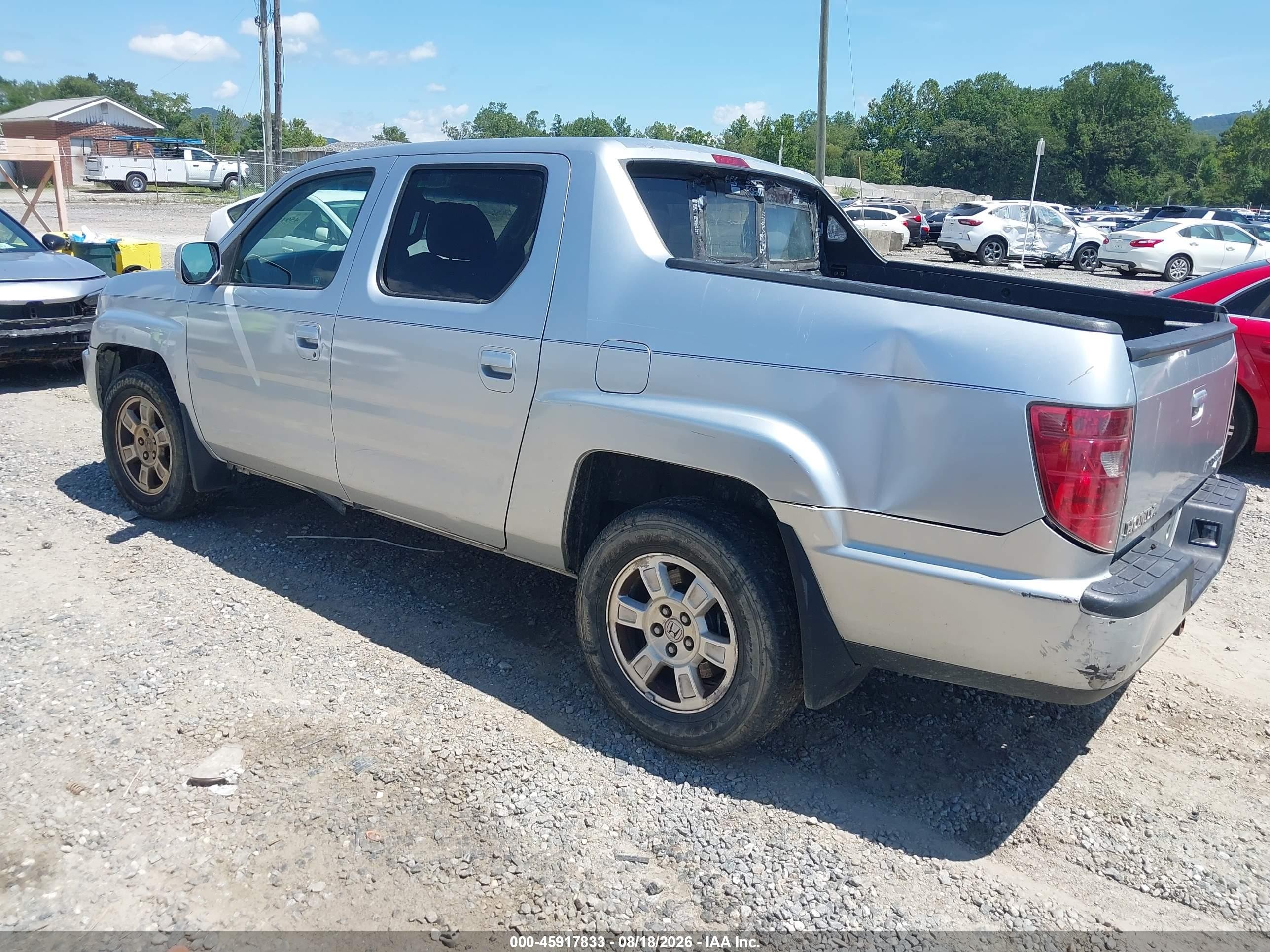 2011 Honda Ridgeline Rts Silver vin: 5FPYK1F47BB005978