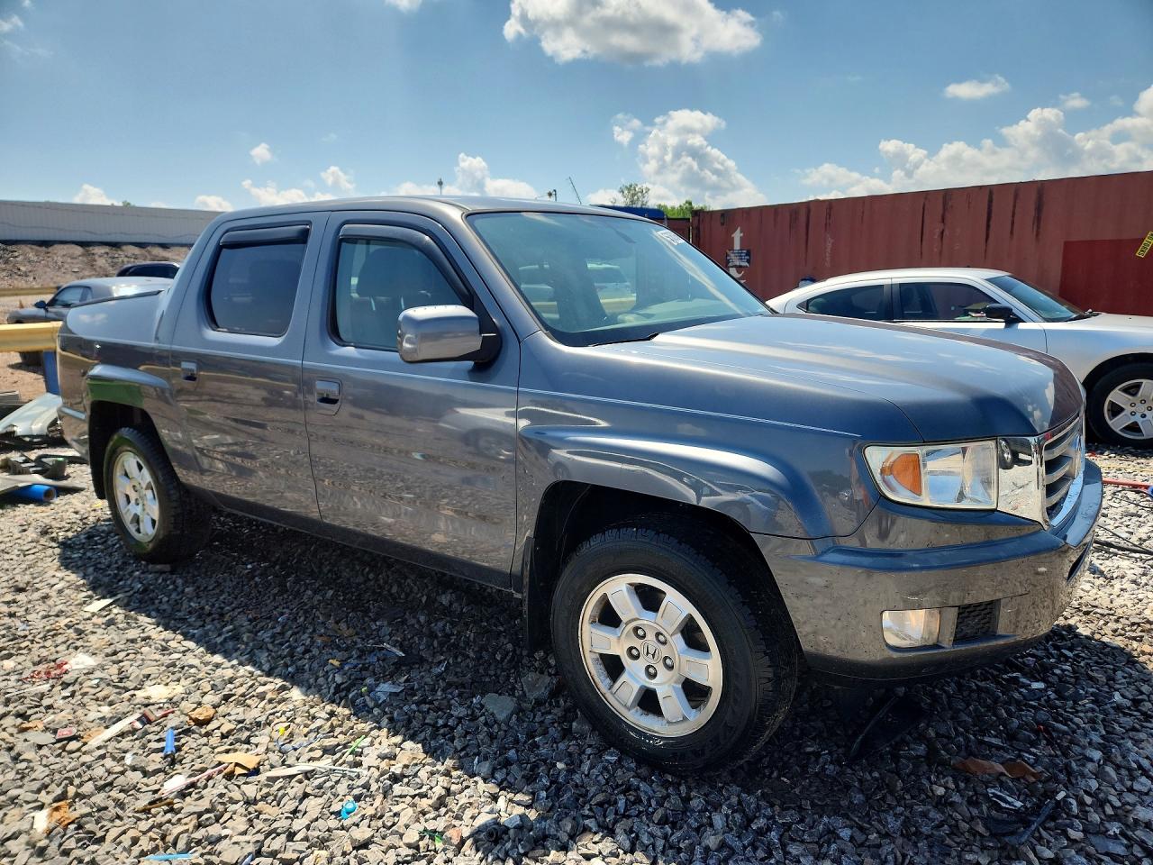 2013 Honda Ridgeline Rts Gray vin: 5FPYK1F47DB012478
