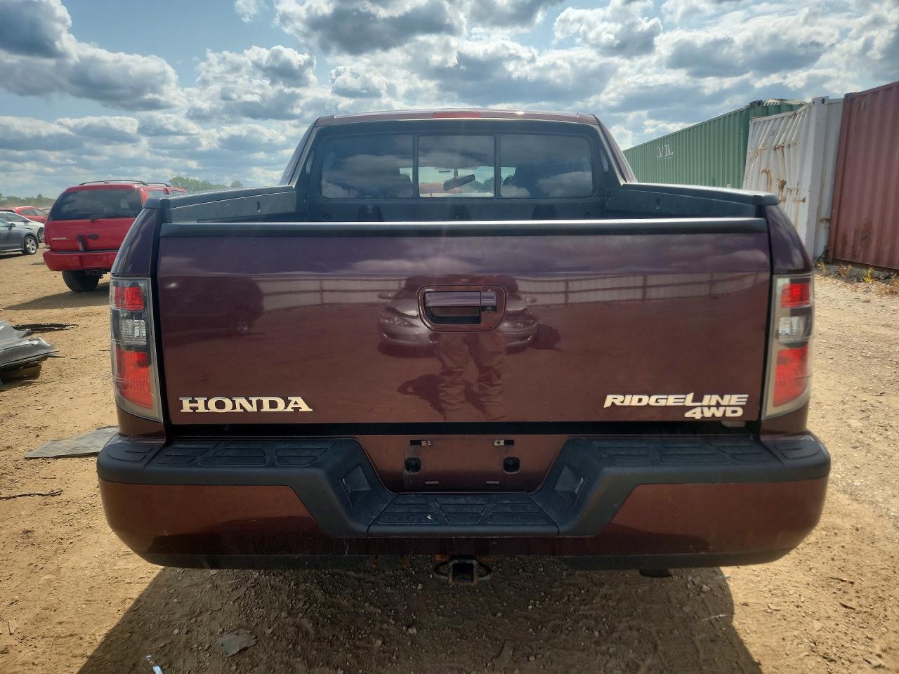2013 Honda Ridgeline Rts Бордовый vin: 5FPYK1F47DB014182