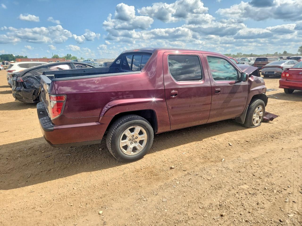2013 Honda Ridgeline Rts Бордовый vin: 5FPYK1F47DB014182