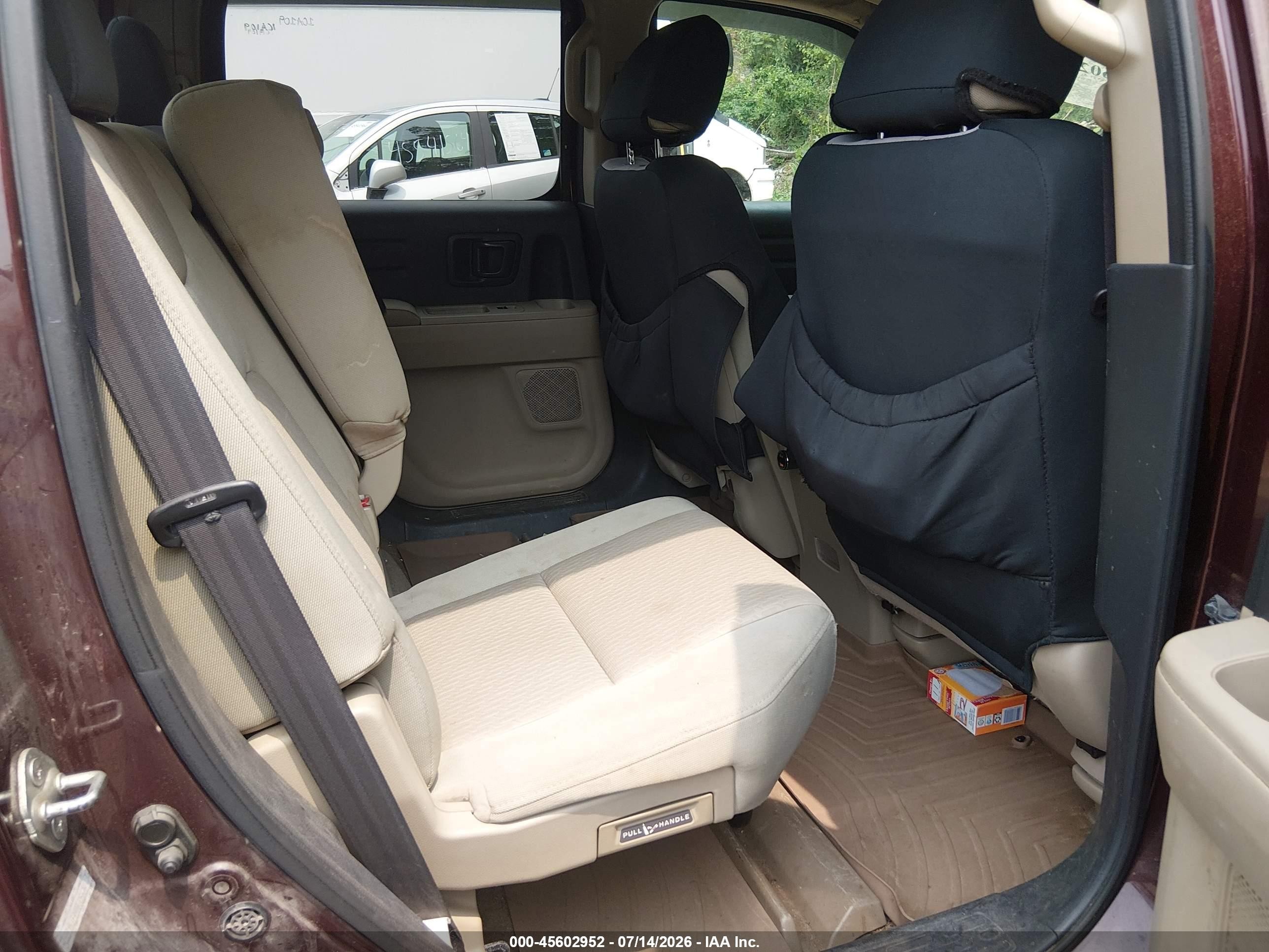 2011 Honda Ridgeline Rts Burgundy vin: 5FPYK1F49BB005626