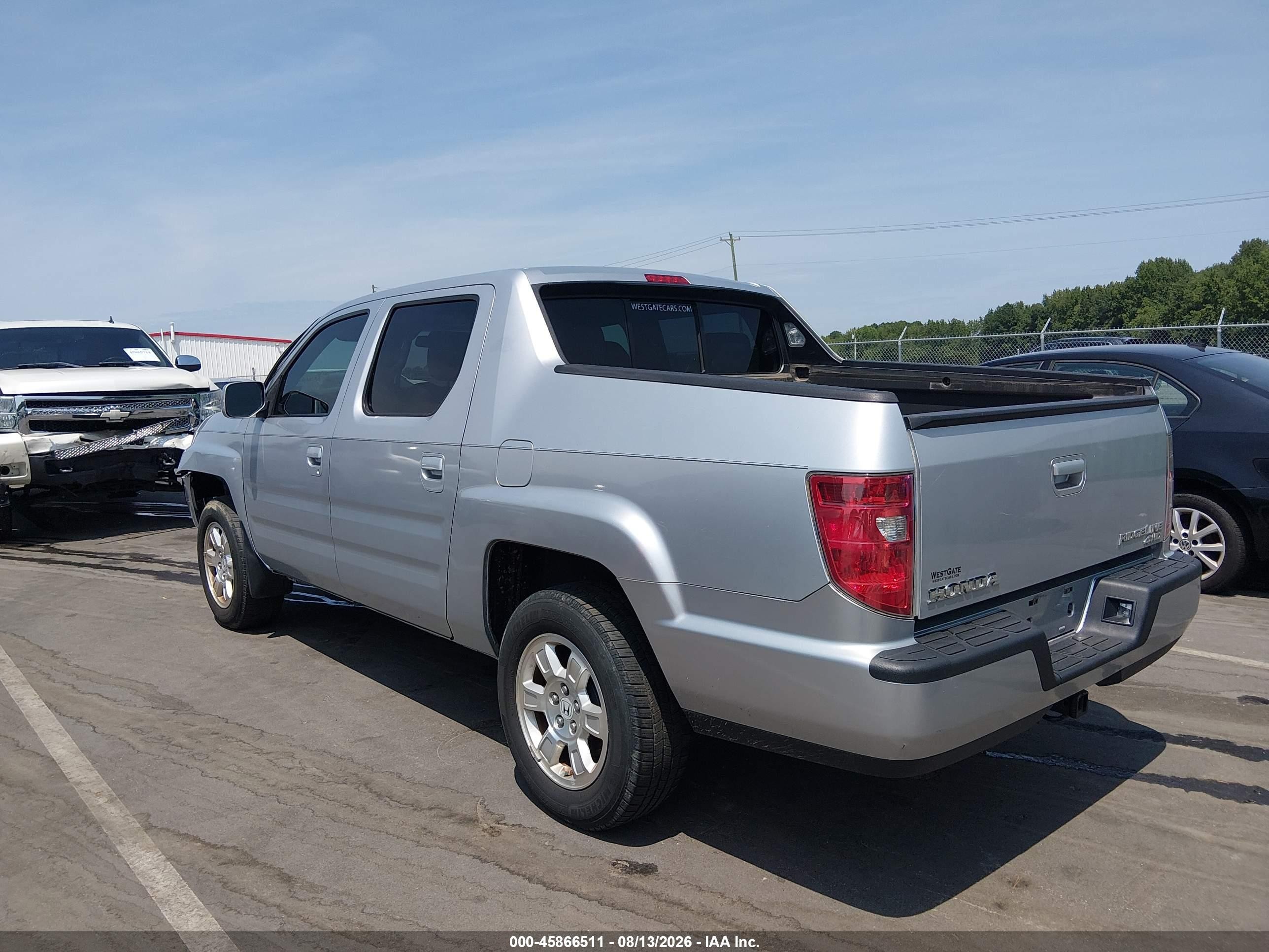 2011 Honda Ridgeline Rts Silver vin: 5FPYK1F4XBB004873