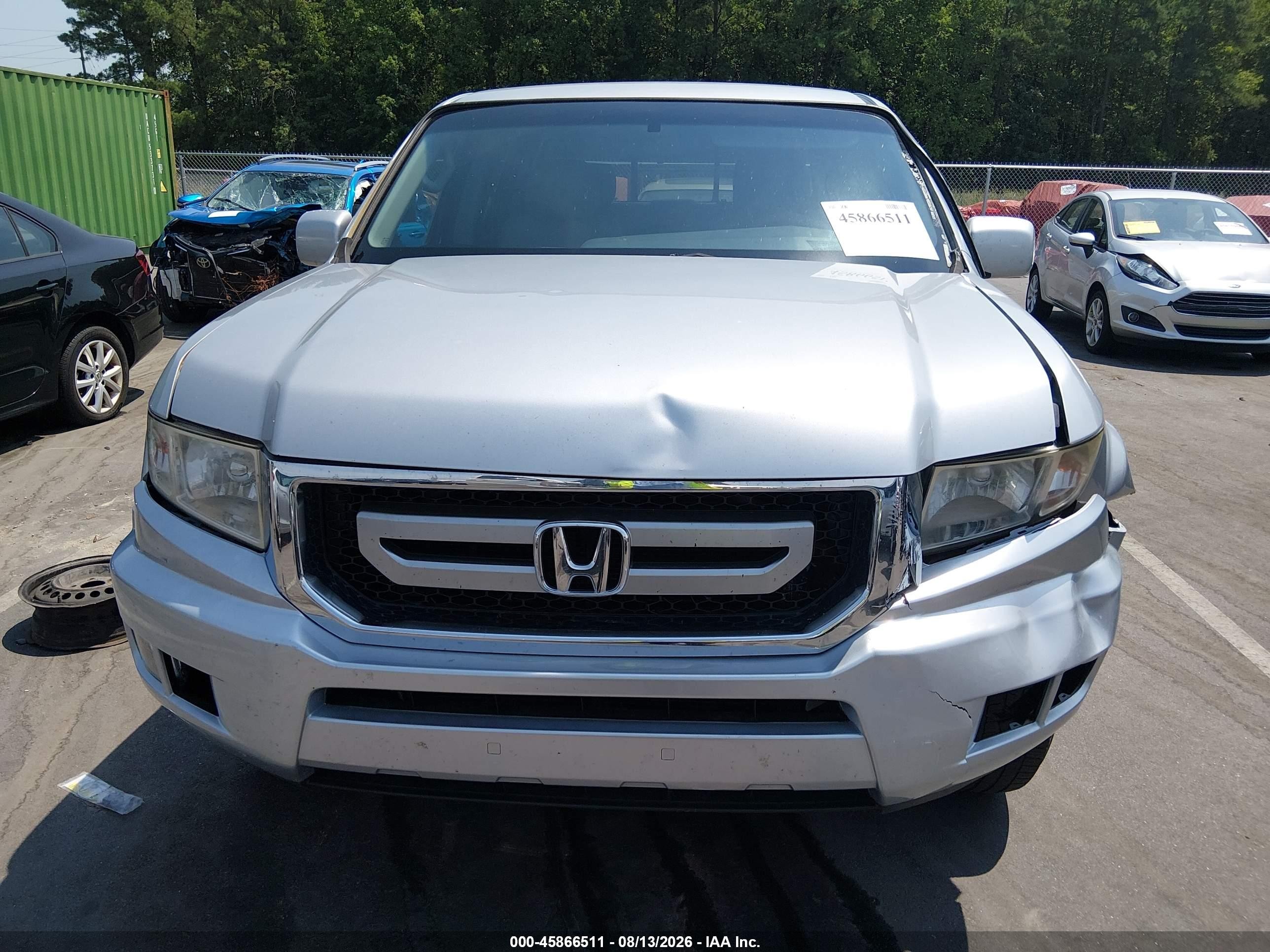 2011 Honda Ridgeline Rts Silver vin: 5FPYK1F4XBB004873