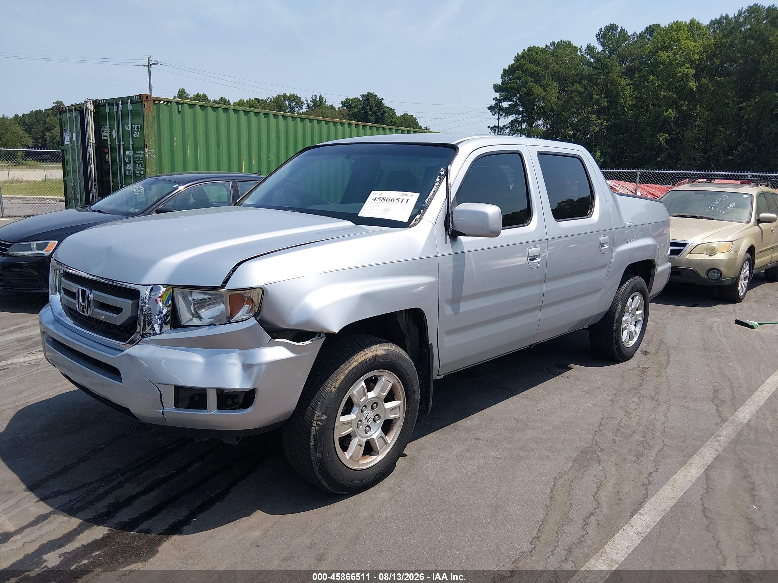 2011 Honda Ridgeline Rts Silver vin: 5FPYK1F4XBB004873
