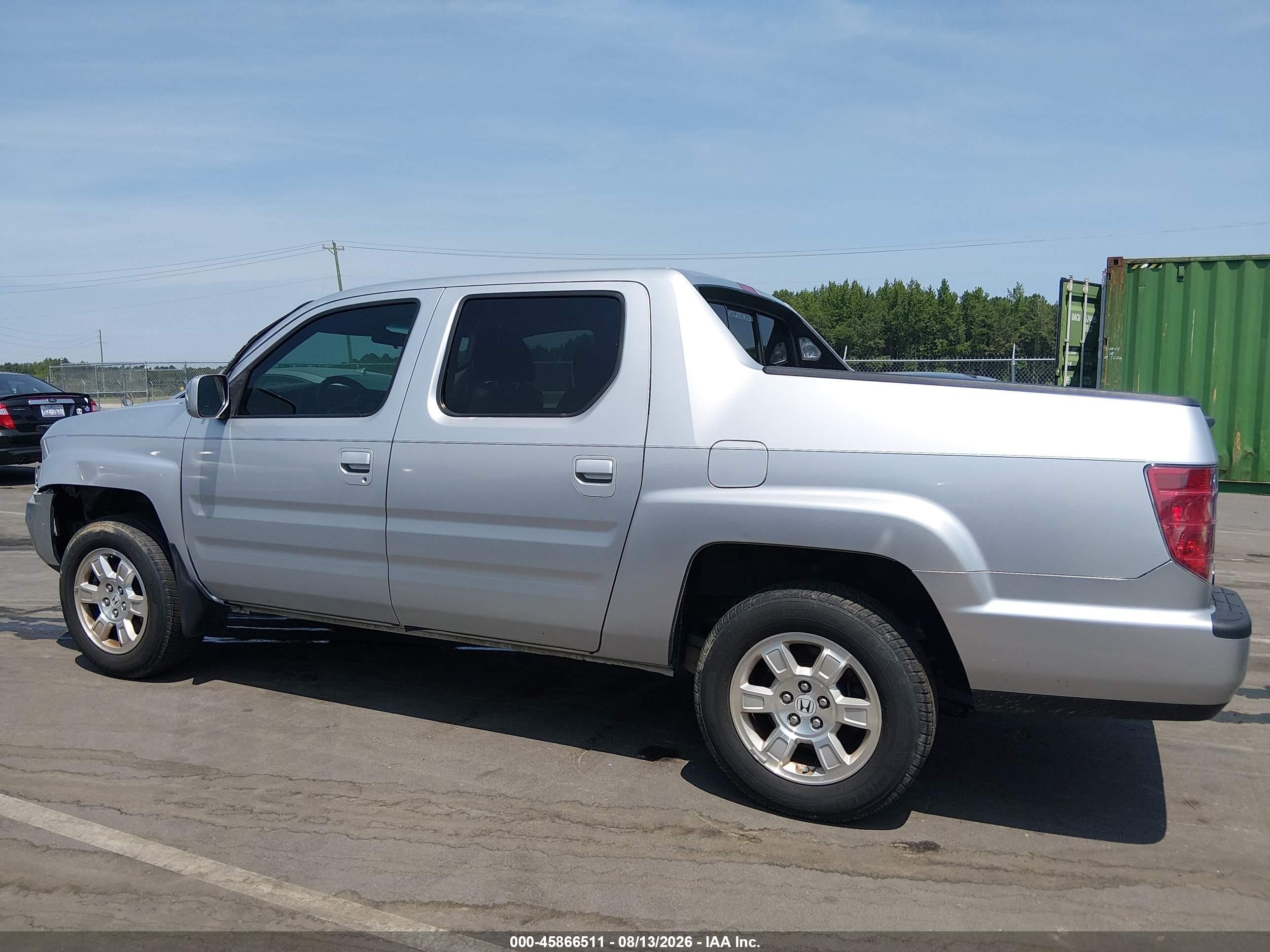 2011 Honda Ridgeline Rts Silver vin: 5FPYK1F4XBB004873