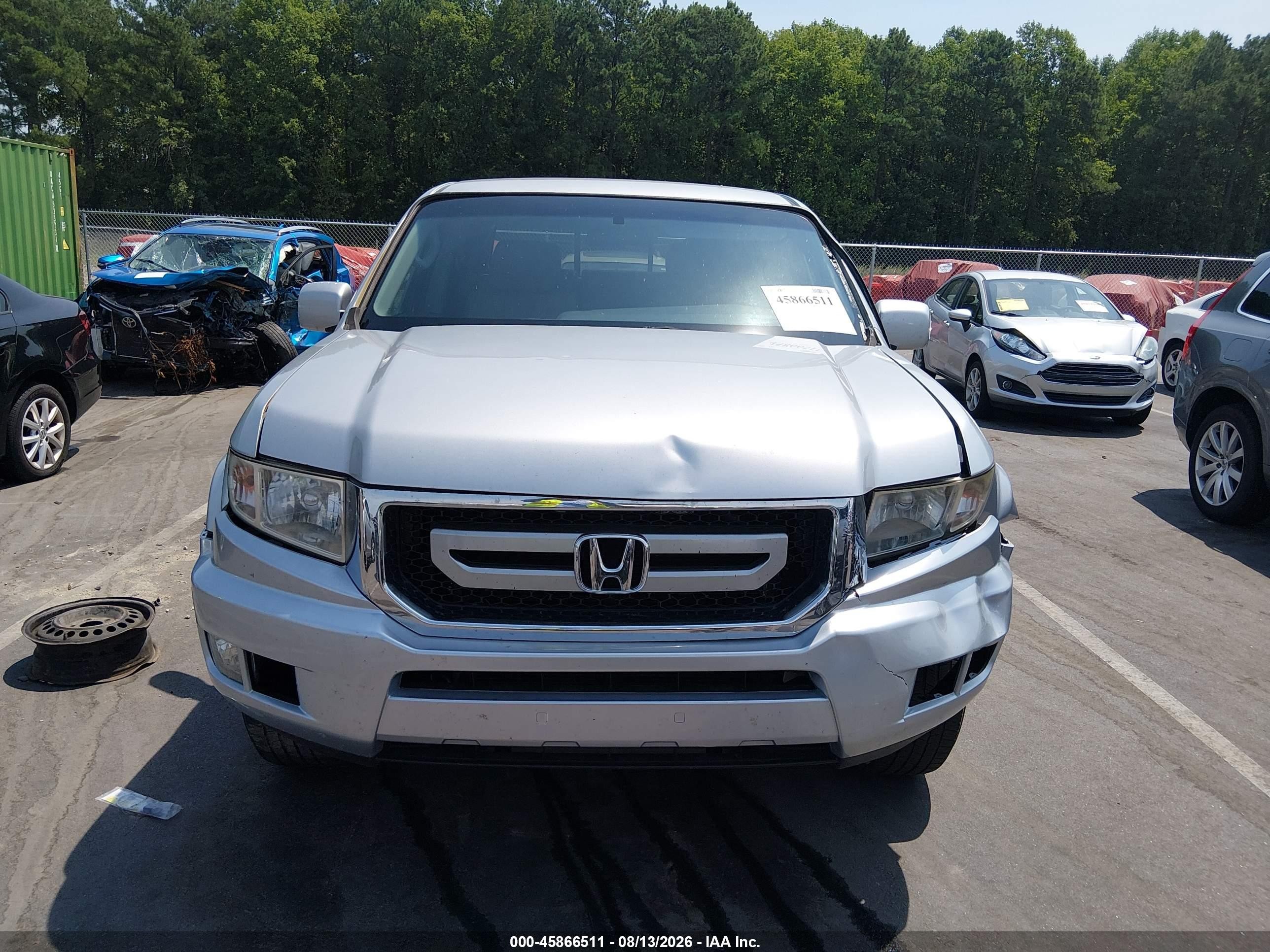 2011 Honda Ridgeline Rts Silver vin: 5FPYK1F4XBB004873