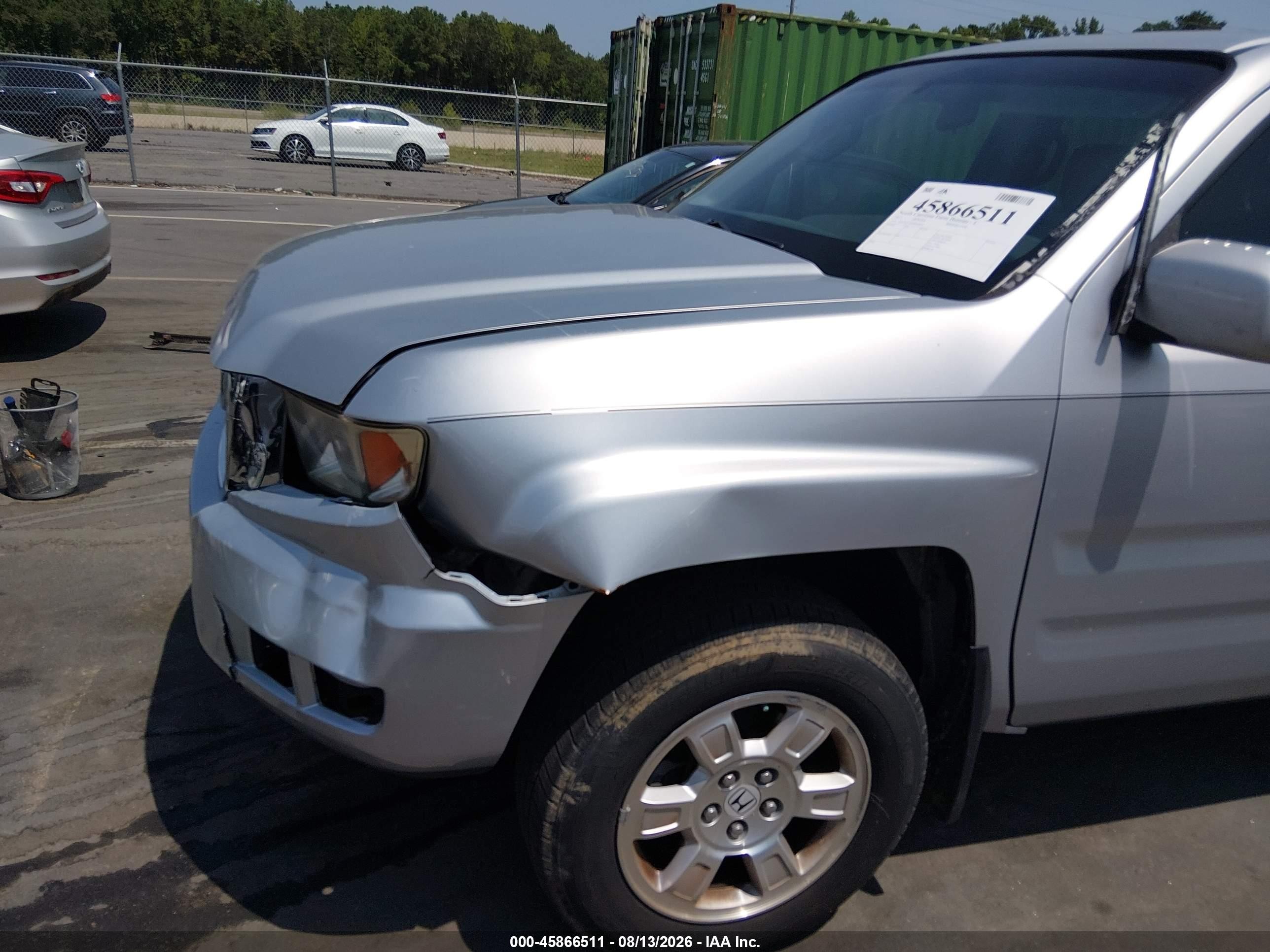 2011 Honda Ridgeline Rts Silver vin: 5FPYK1F4XBB004873