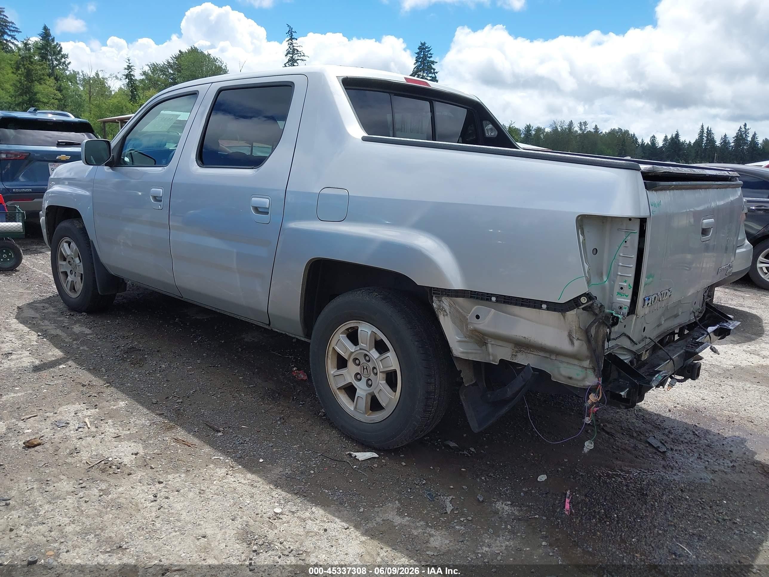 2012 Honda Ridgeline Rts Silver vin: 5FPYK1F4XCB455853