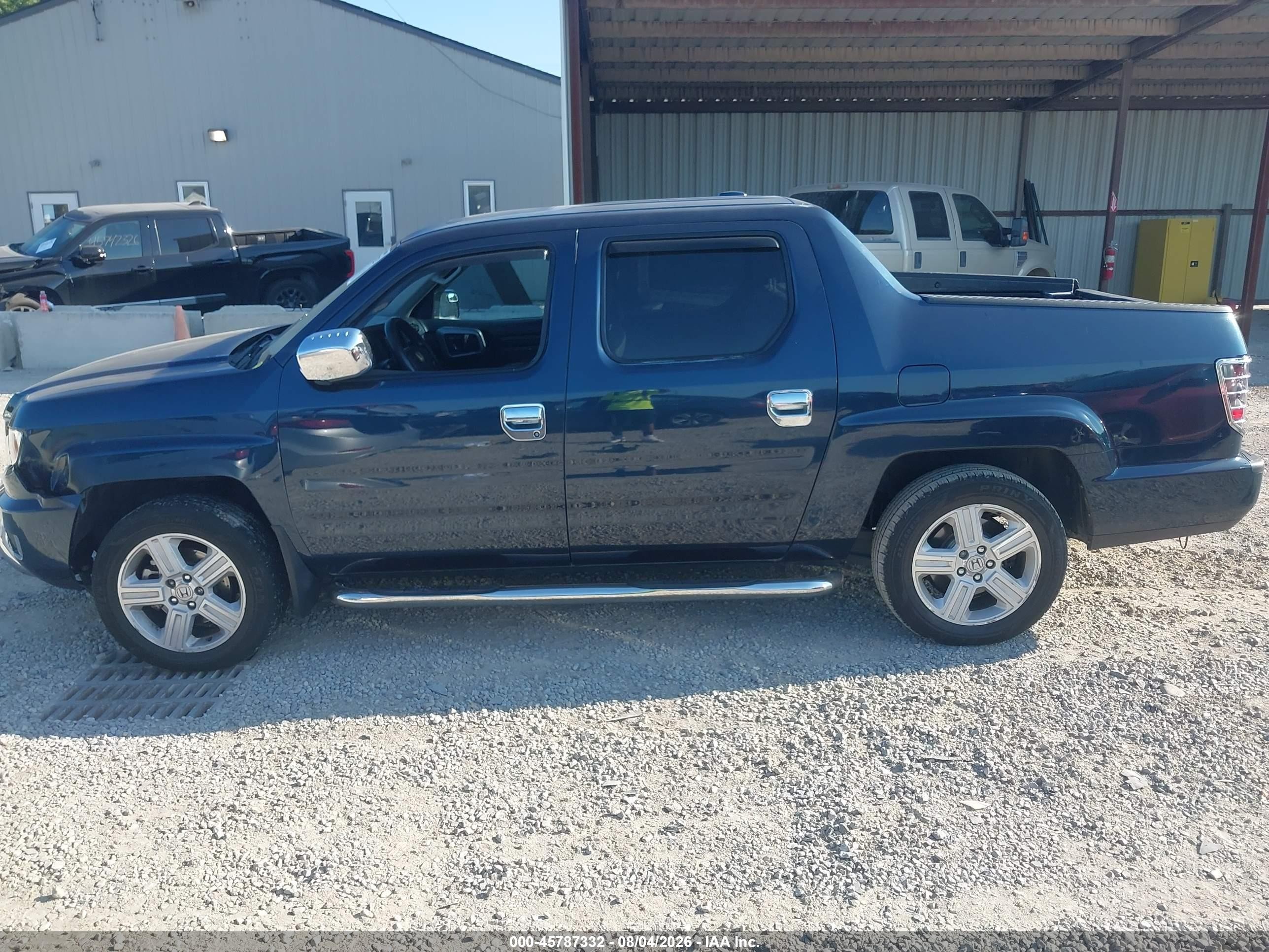 2010 Honda Ridgeline Rtl Blue vin: 5FPYK1F50AB002931