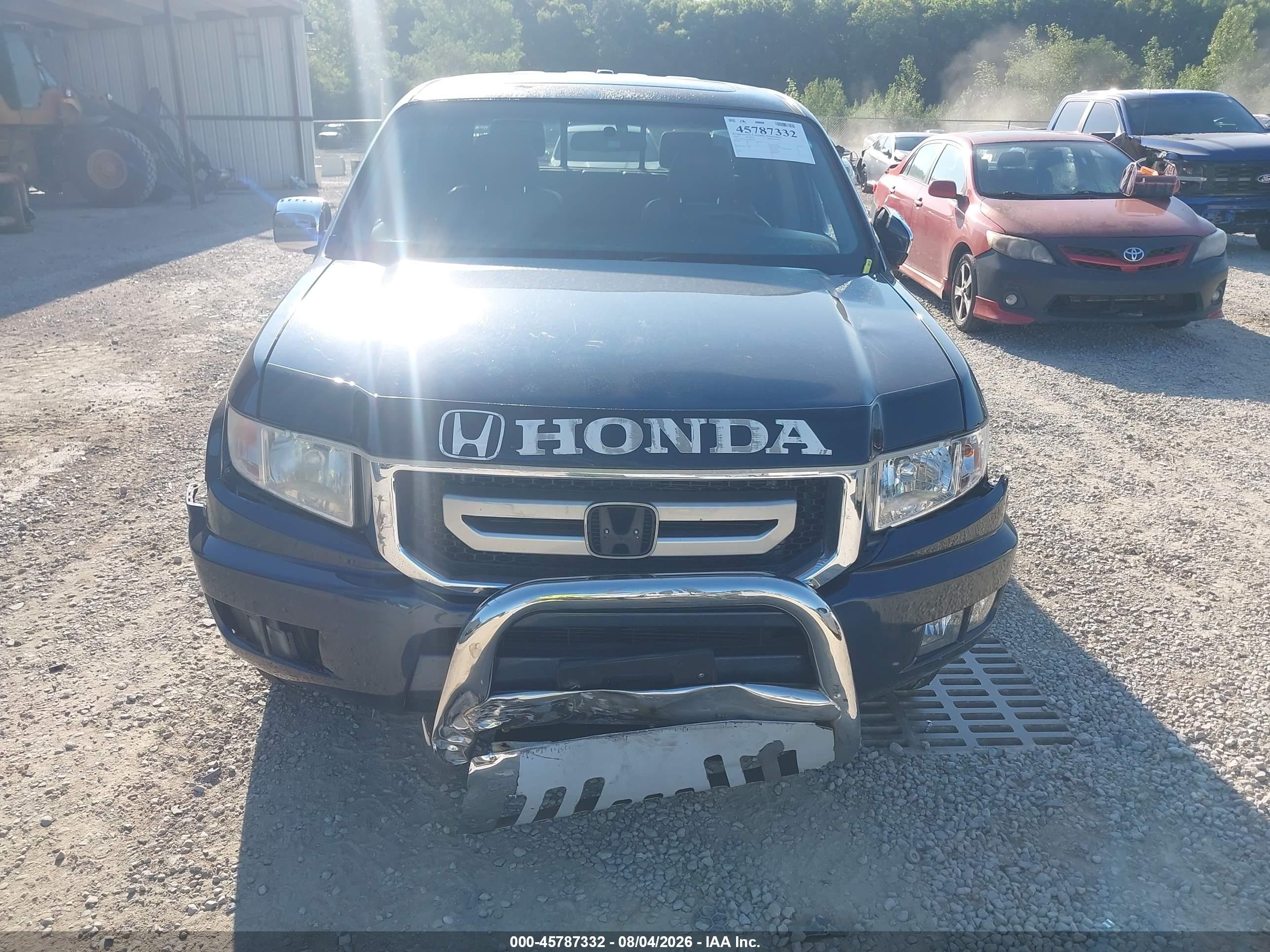 2010 Honda Ridgeline Rtl Blue vin: 5FPYK1F50AB002931