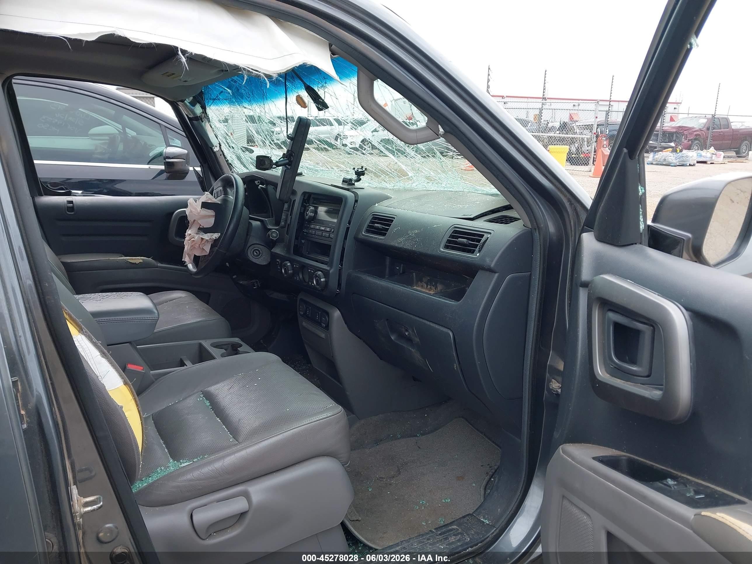 2010 Honda Ridgeline Rtl Серый vin: 5FPYK1F50AB008261