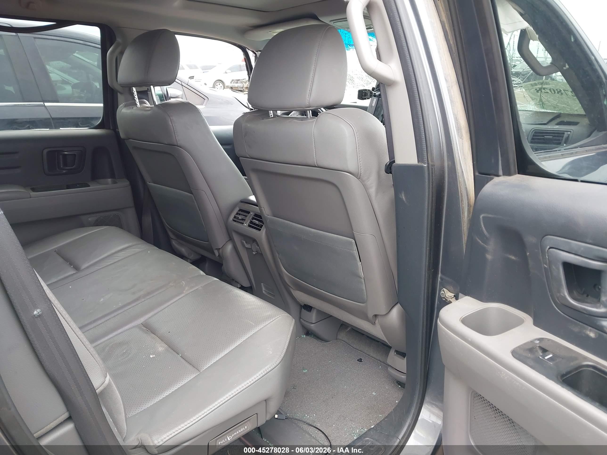 2010 Honda Ridgeline Rtl Серый vin: 5FPYK1F50AB008261