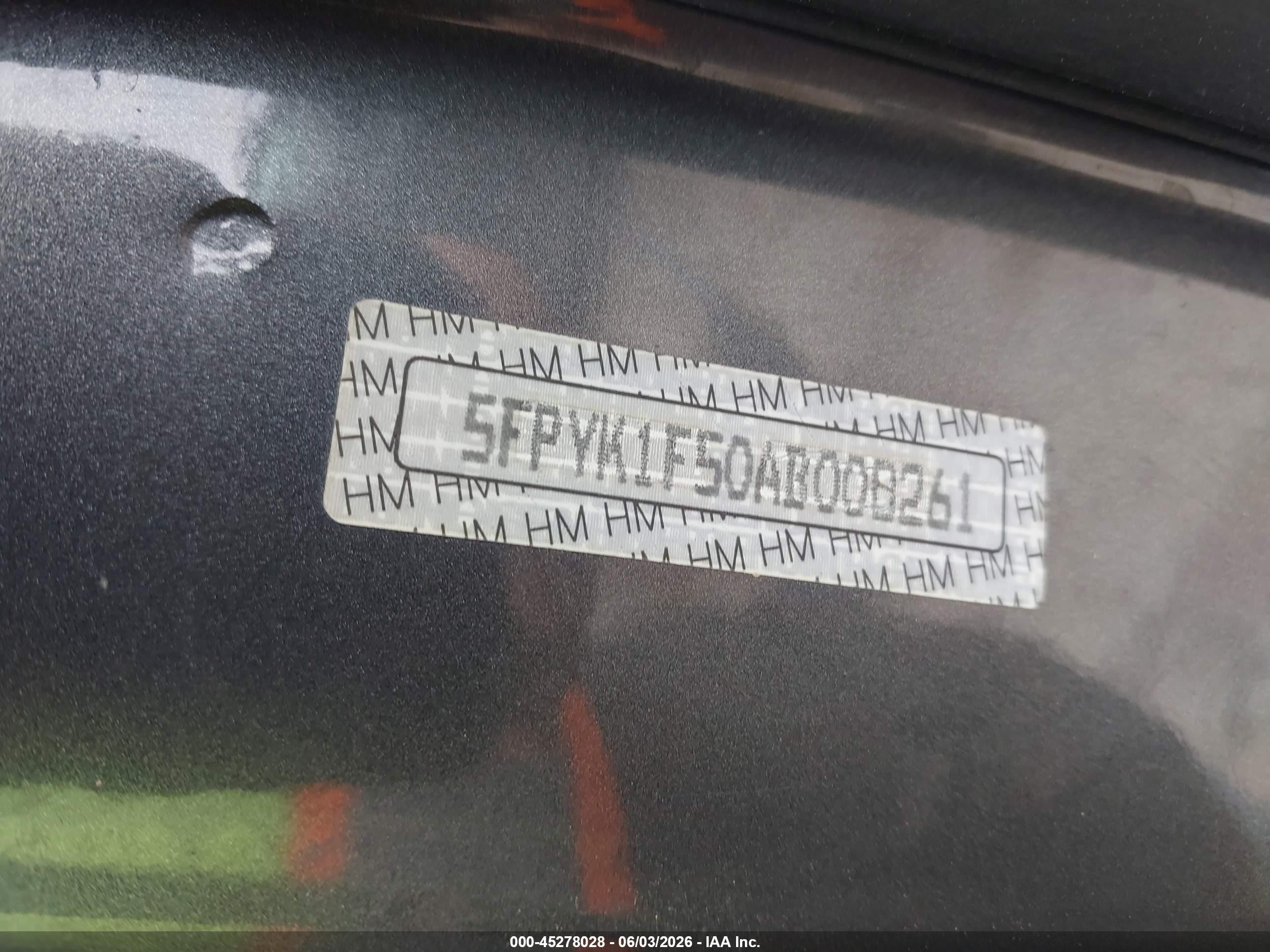 2010 Honda Ridgeline Rtl Серый vin: 5FPYK1F50AB008261